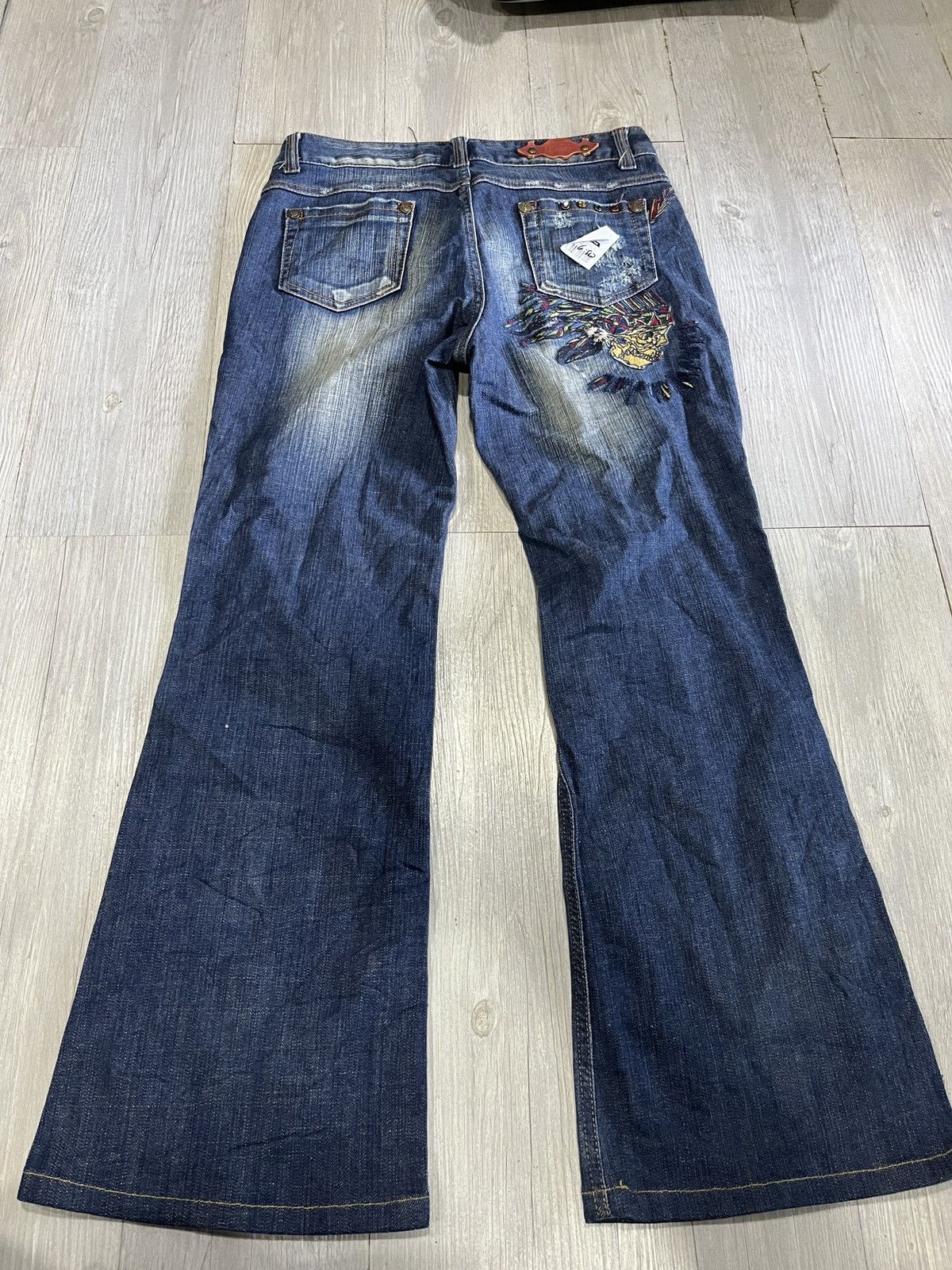 Japanese Brand Hasla x Skull Apache jeans Size US 30 / EU 46 - 3 Thumbnail