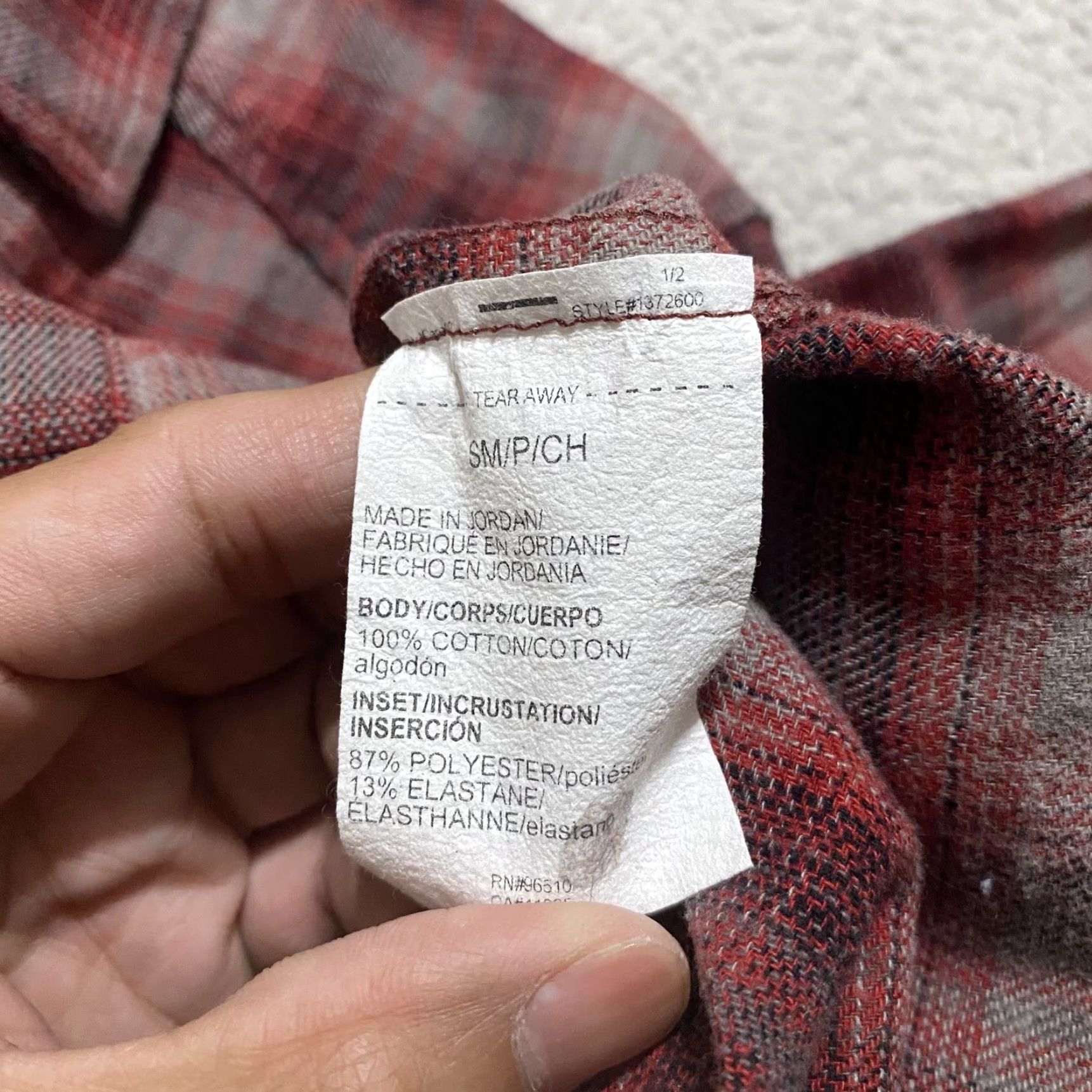 Under Armour Under Armour Shirt Mens Small Multicolor Plaid Long Sleeve Snap Button-Front Size US S / EU 44-46 / 1 - 7 Thumbnail