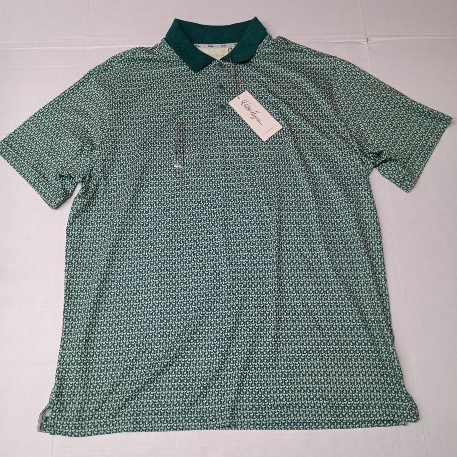 Other Walter Hagen Golf Polo Shirt Men's XL Green Martini Print Size US XL / EU 56 / 4 - 1 Thumbnail