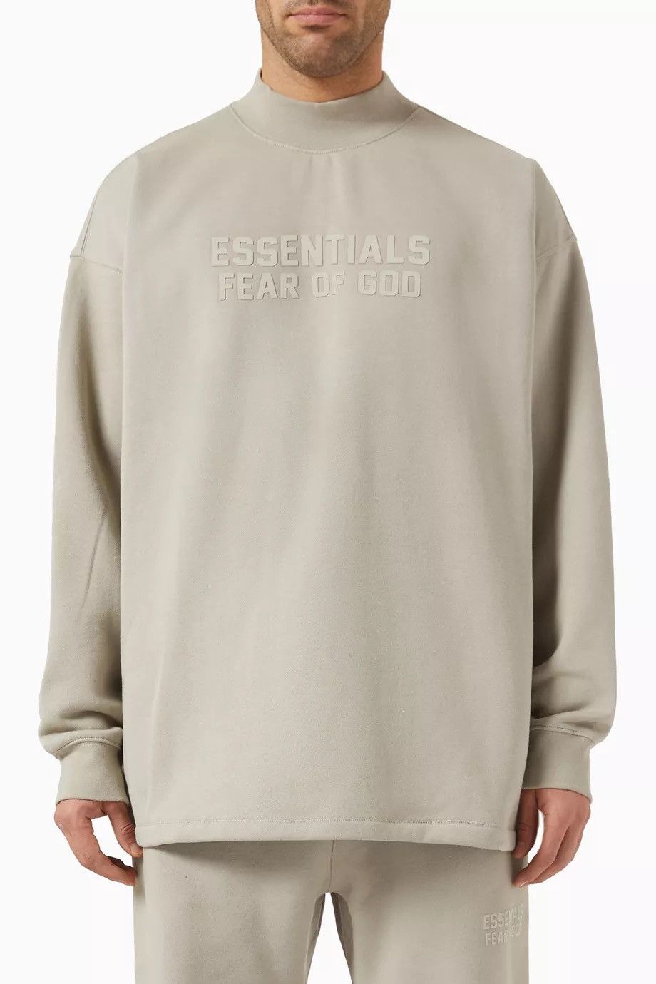 Fear of God Fear Of God Essentials Crewneck Sweatshirt Beige Oversized Size US XS / EU 42 / 0 - 2 Thumbnail