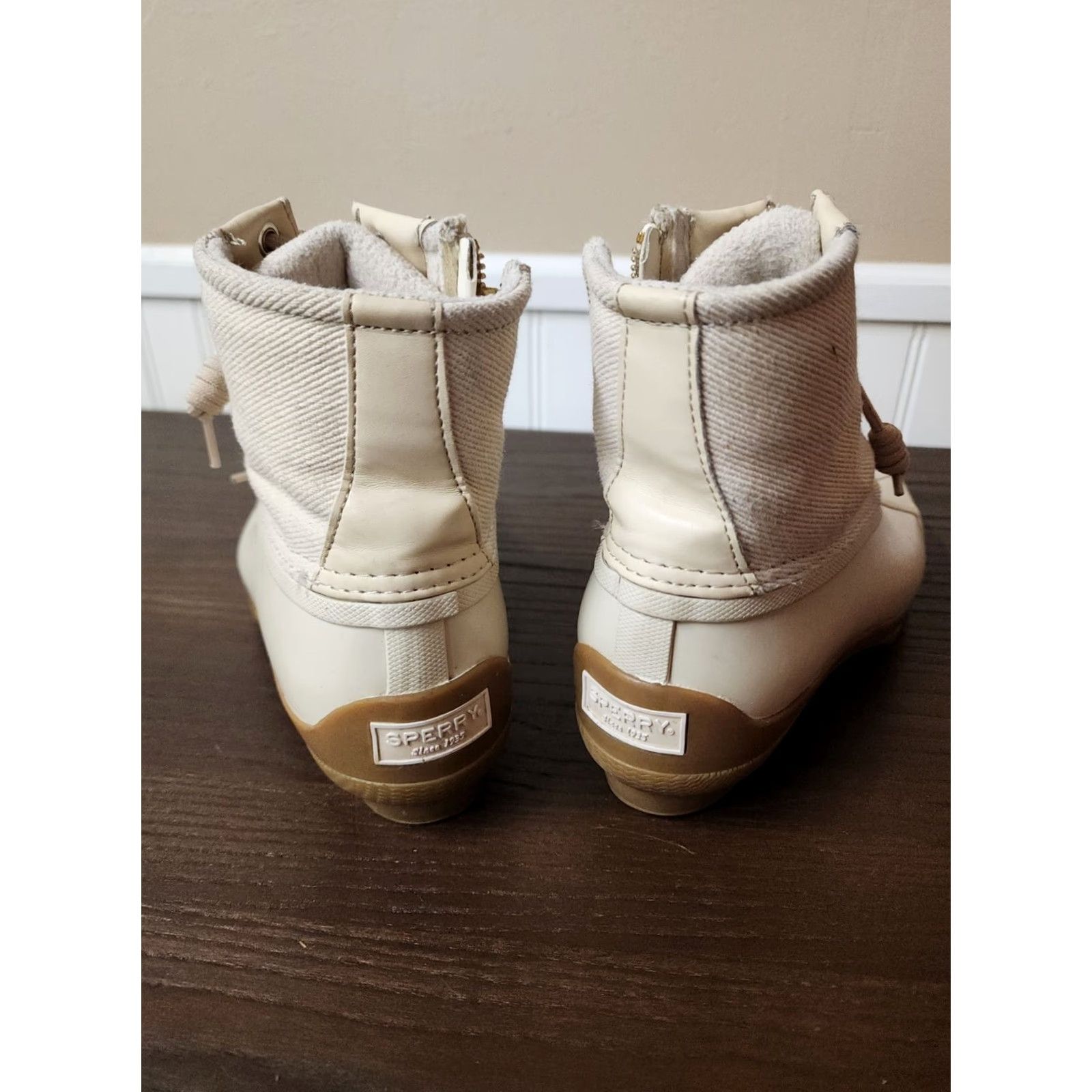 Sperry Sperry Duck Boots Womens 5.5 M Beige Waterproof STS82475 Size US 6 / IT 36 - 5 Thumbnail