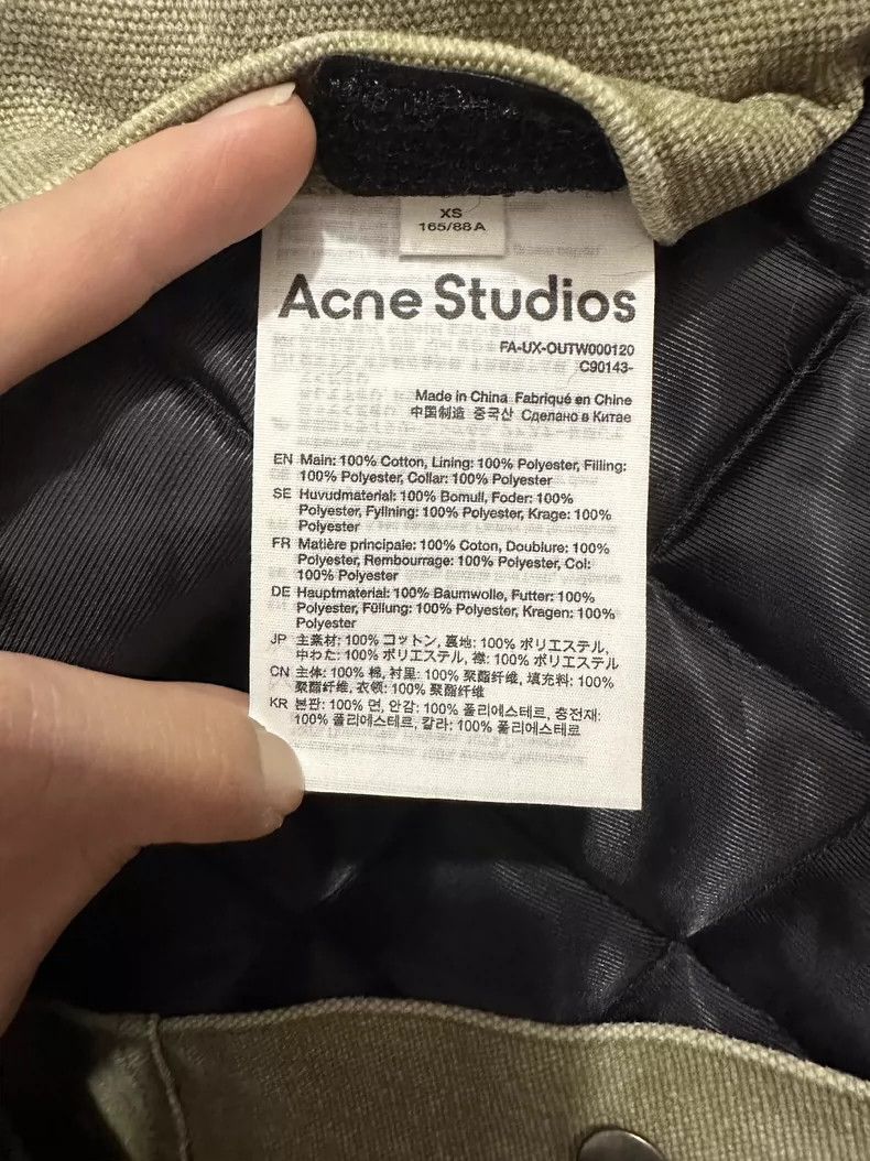 Acne Studios Acne studios Smiley face for an old fur collar denim jacket Size US XS / EU 42 / 0 - 3 Thumbnail