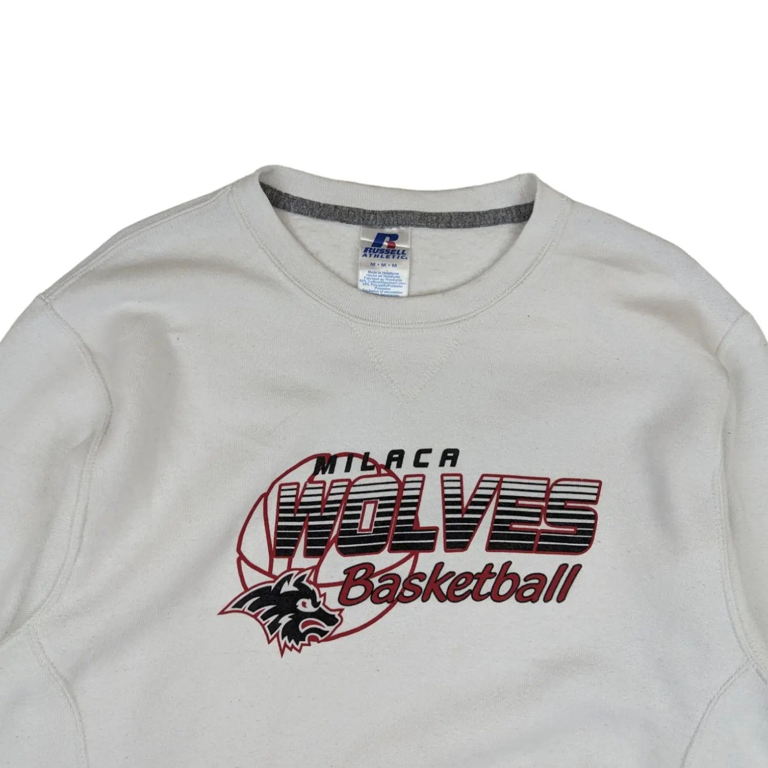 NBA × Russell Athletic Vintage MILACA WOLVES Basketball NBA Jumper Sweatshirt Size US M / EU 48-50 / 2 - 4 Thumbnail