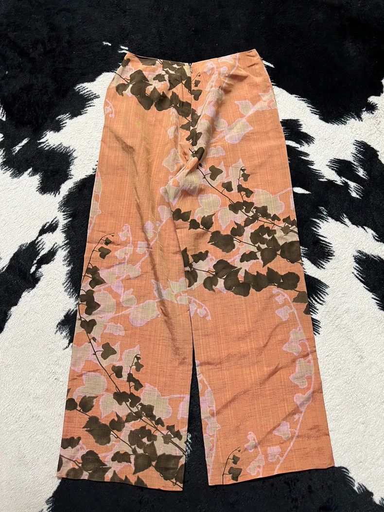 Kenzo KENZO Extremely beautiful orange wide leg trousers Size 25" / US 0 / IT 36 - 4 Thumbnail