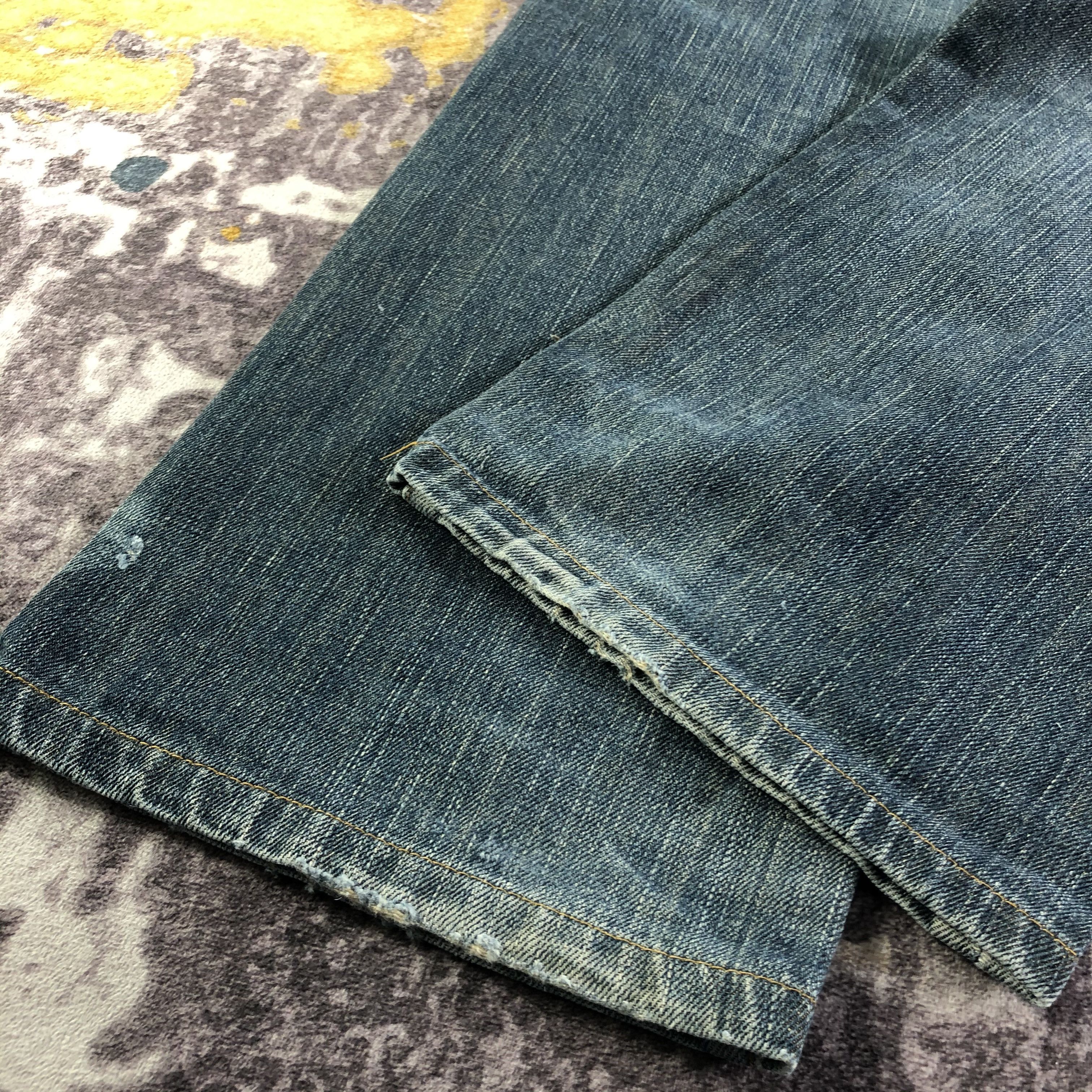 Vintage Blue Wash Edwin 505 Selvedge Jeans-JM3617