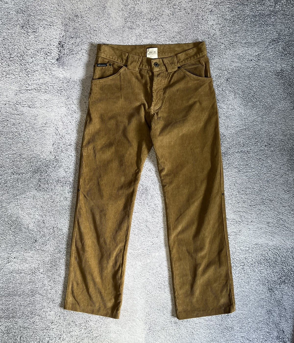Dolce & Gabbana Dolce Gabbana Men’s Pants Corduroy Vintage Brown Metal Logo Size US 31 - 3 Thumbnail