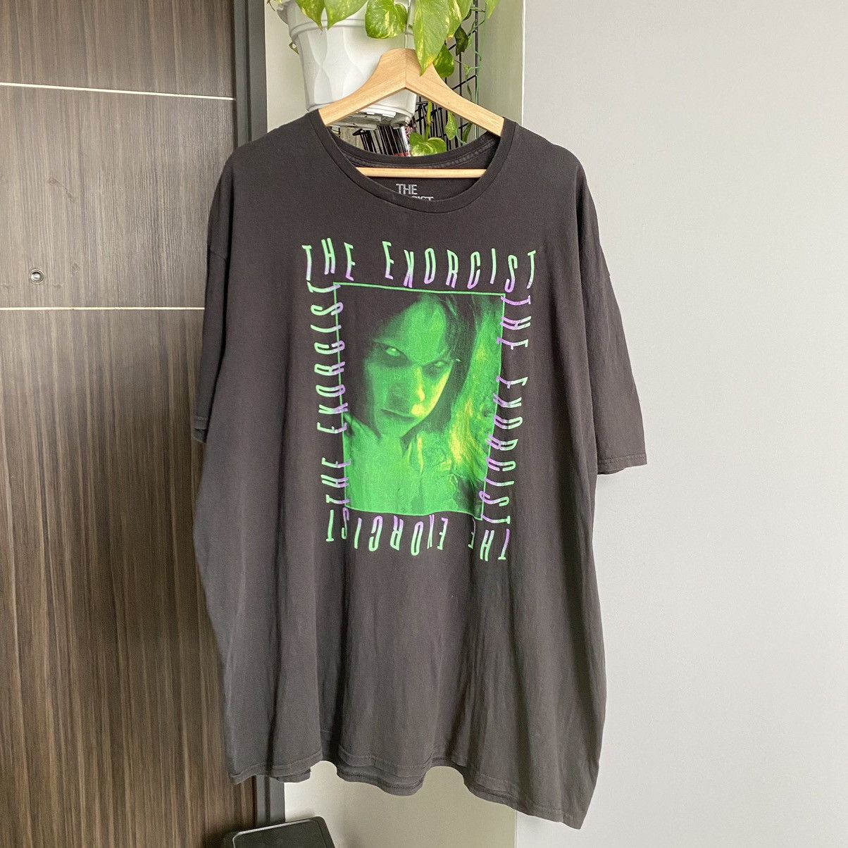 Expert Horror Faded The Exorcist Horror Movie Oversized ERD GRUNGE TEE Size US XXL / EU 58 / 5 - 1 Thumbnail