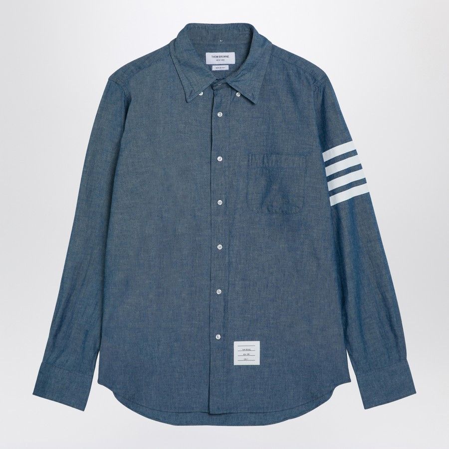 Thom Browne o1d2blof0724 Cotton Button-down Shirt in Blue Size US XXL / EU 58 / 5 - 1 Thumbnail