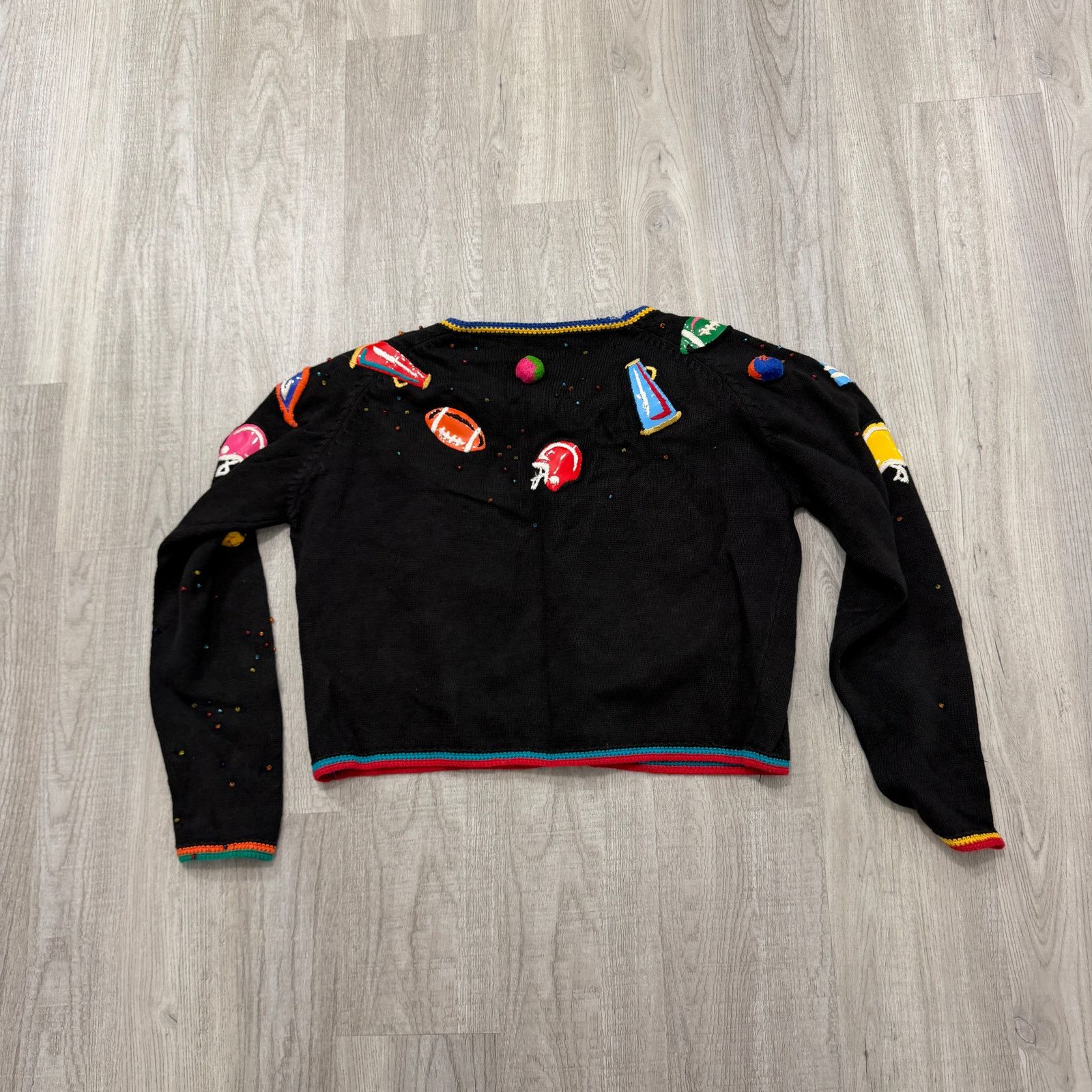 Vintage Vintage Michael Simon Cardigan Medium Cheerleader Football Size M / US 6-8 / IT 42-44 - 6 Thumbnail