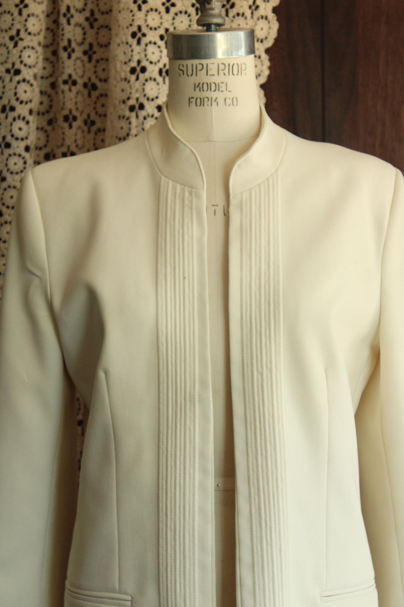 Vintage Vintage 1970s 1980s Jacket, Pykettes Womens Suit Coat, Winte Size L / US 10 / IT 46 - 3 Thumbnail
