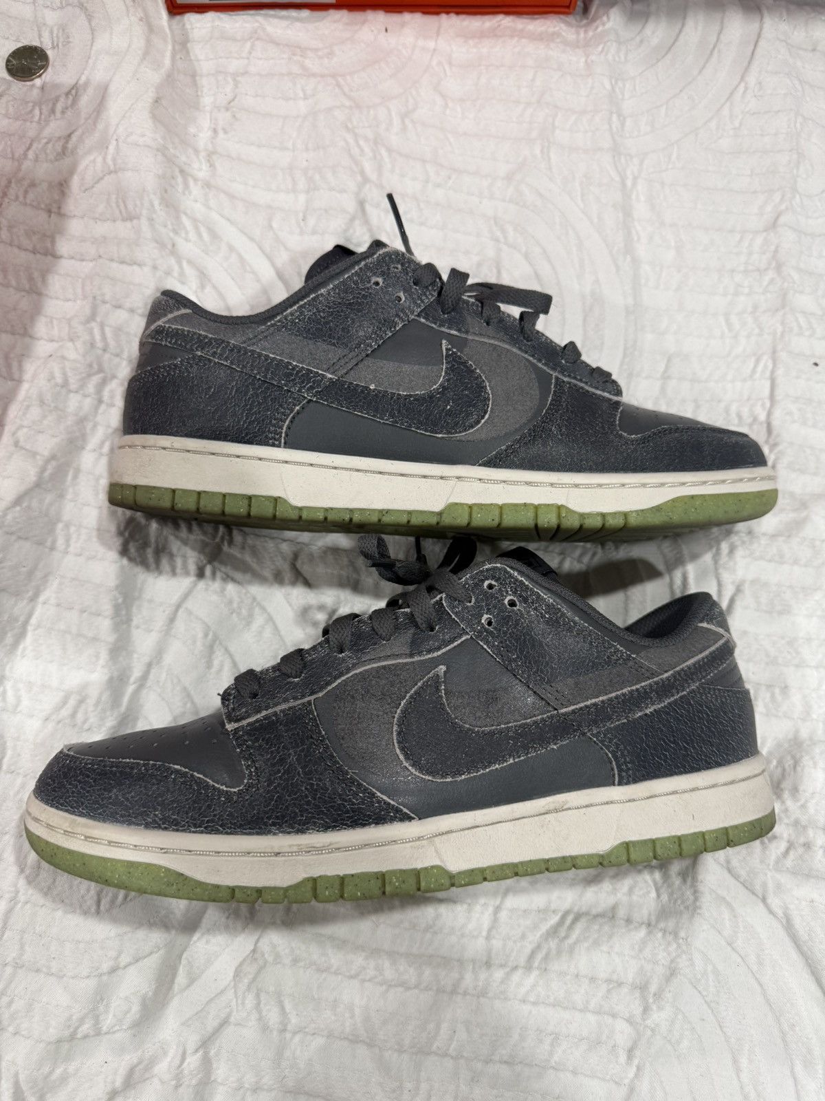 Nike Nike dunk dark grey soles glow size 10 Size US 10 / EU 43 - 2 Thumbnail