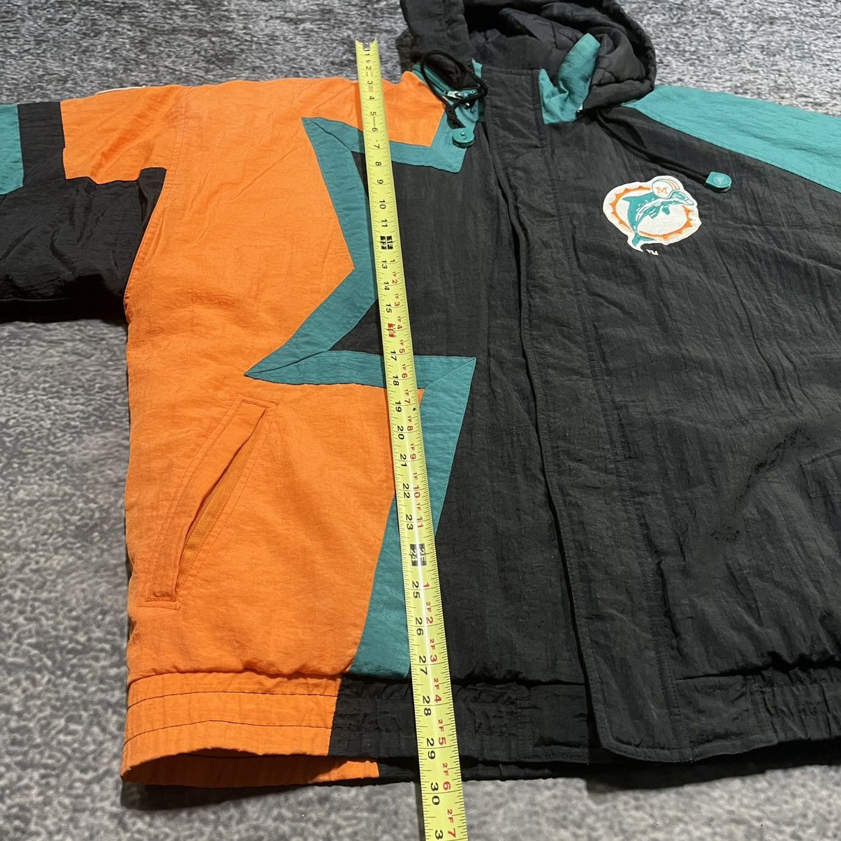 Apex One Vintage 90s Miami Dolphins Apex One NFL Puffer Jacket XL Size US XL / EU 56 / 4 - 13 Thumbnail