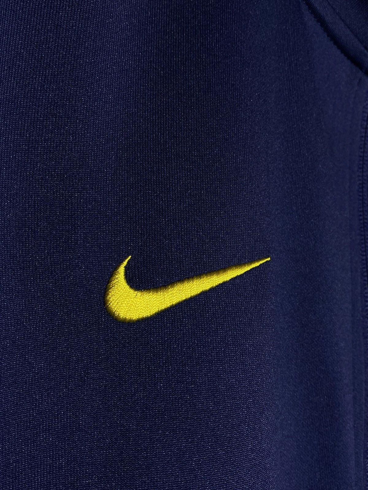 Nike Y2k Nike PSG Football Track Top Zip Drill Swoosh Logo Size US L / EU 52-54 / 3 - 6 Thumbnail