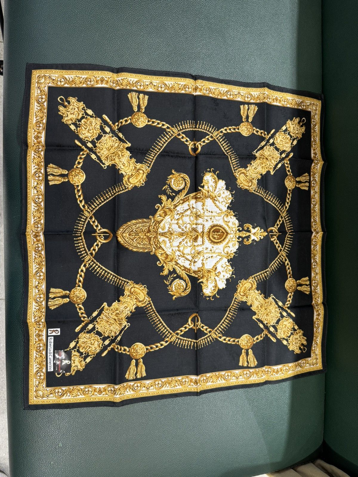 Burberry × Givenchy × Versace Vintage Scarf (100% cotton) Size ONE SIZE - 18 Thumbnail