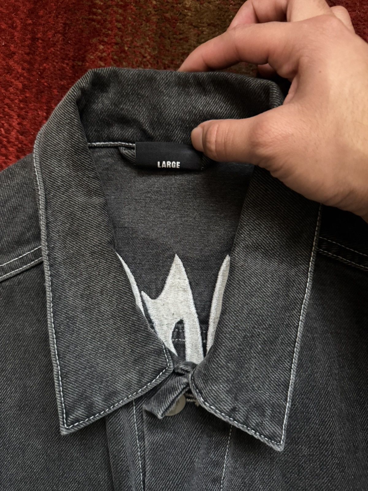 Revenge Revenge Grey Denim Jacket Size US L / EU 52-54 / 3 - 5 Thumbnail