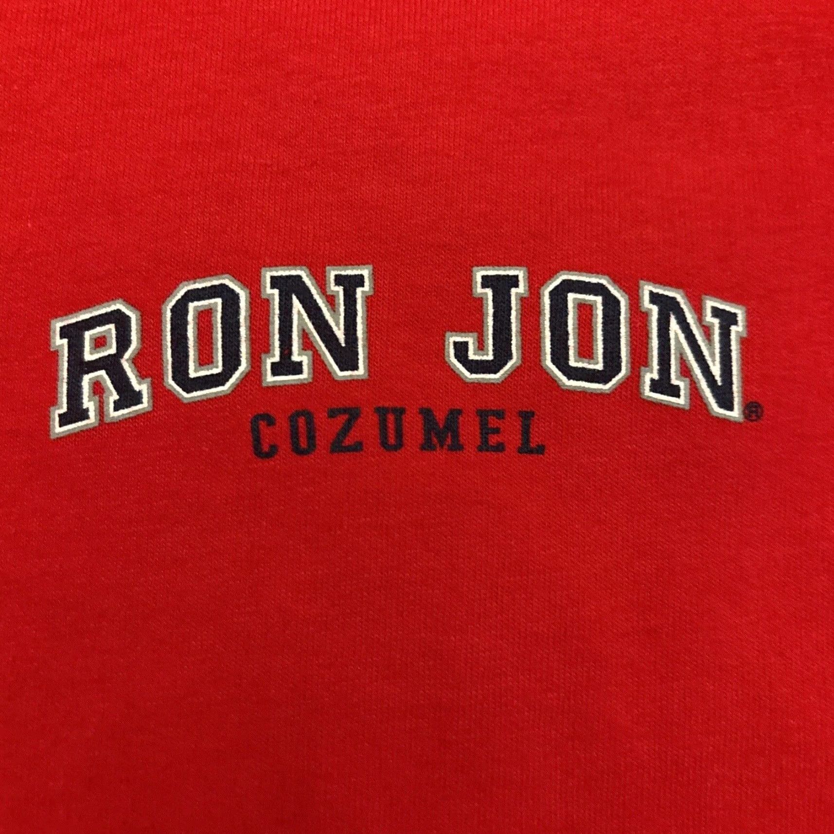 Ron Jon Surf Shop VINTAGE Ron Jon Surf Shop Shirt Mens XL Red Cozumel Logo Short Sleeve Crew Neck Beach Size US XL / EU 56 / 4 - 2 Thumbnail