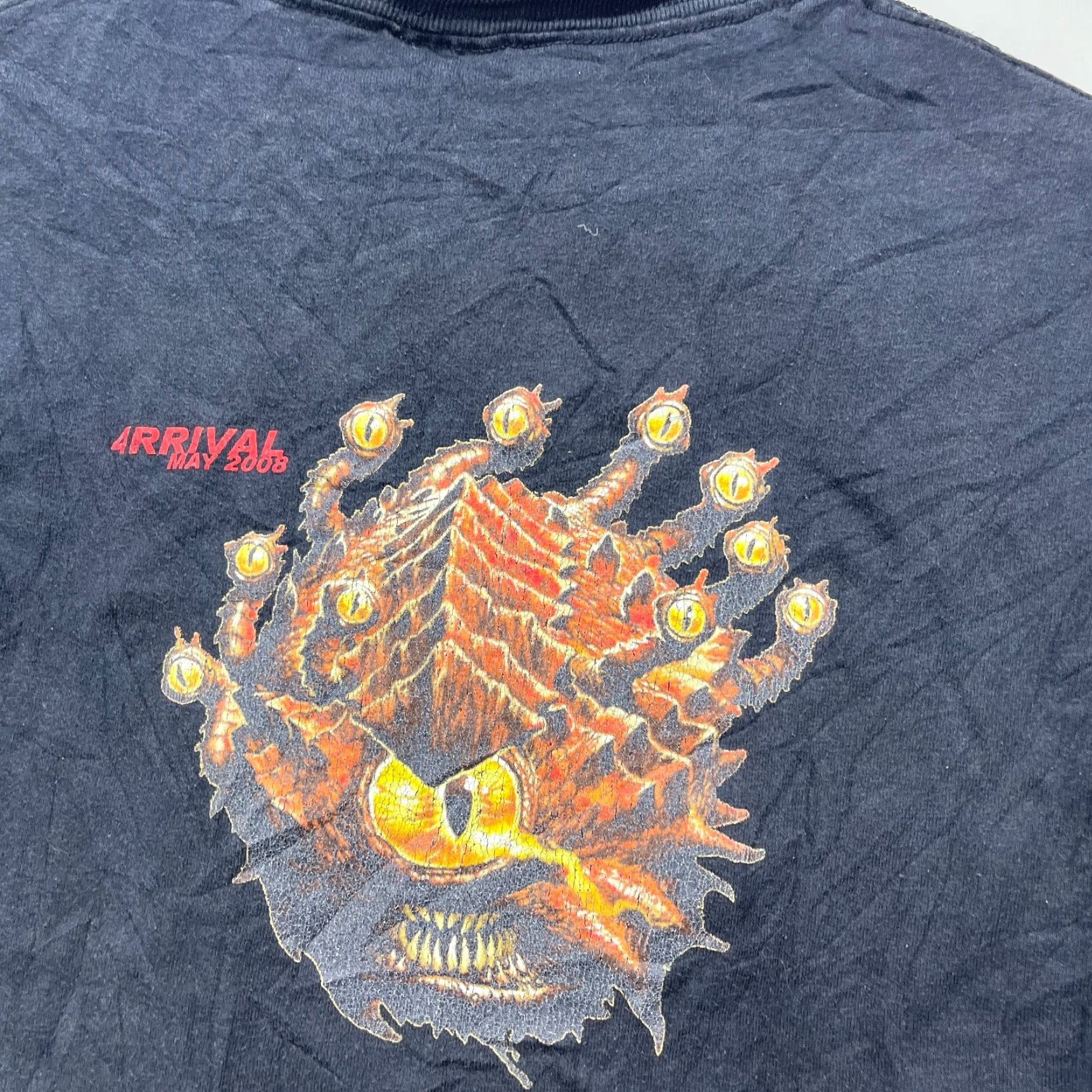 Vintage VINTAGE Beholder Shirt Dungeons & Dragons May 2008 - Small - Black - Mens - T-Shirt Size US S / EU 44-46 / 1 - 5 Thumbnail