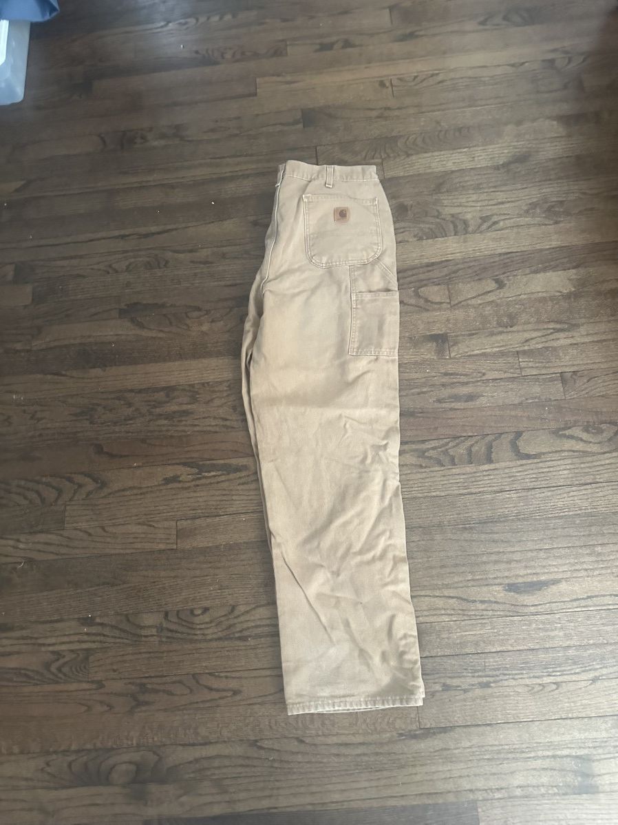Carhartt Vintage Carhartt work/carpenter pants Size US 36 / EU 52 - 2 Thumbnail