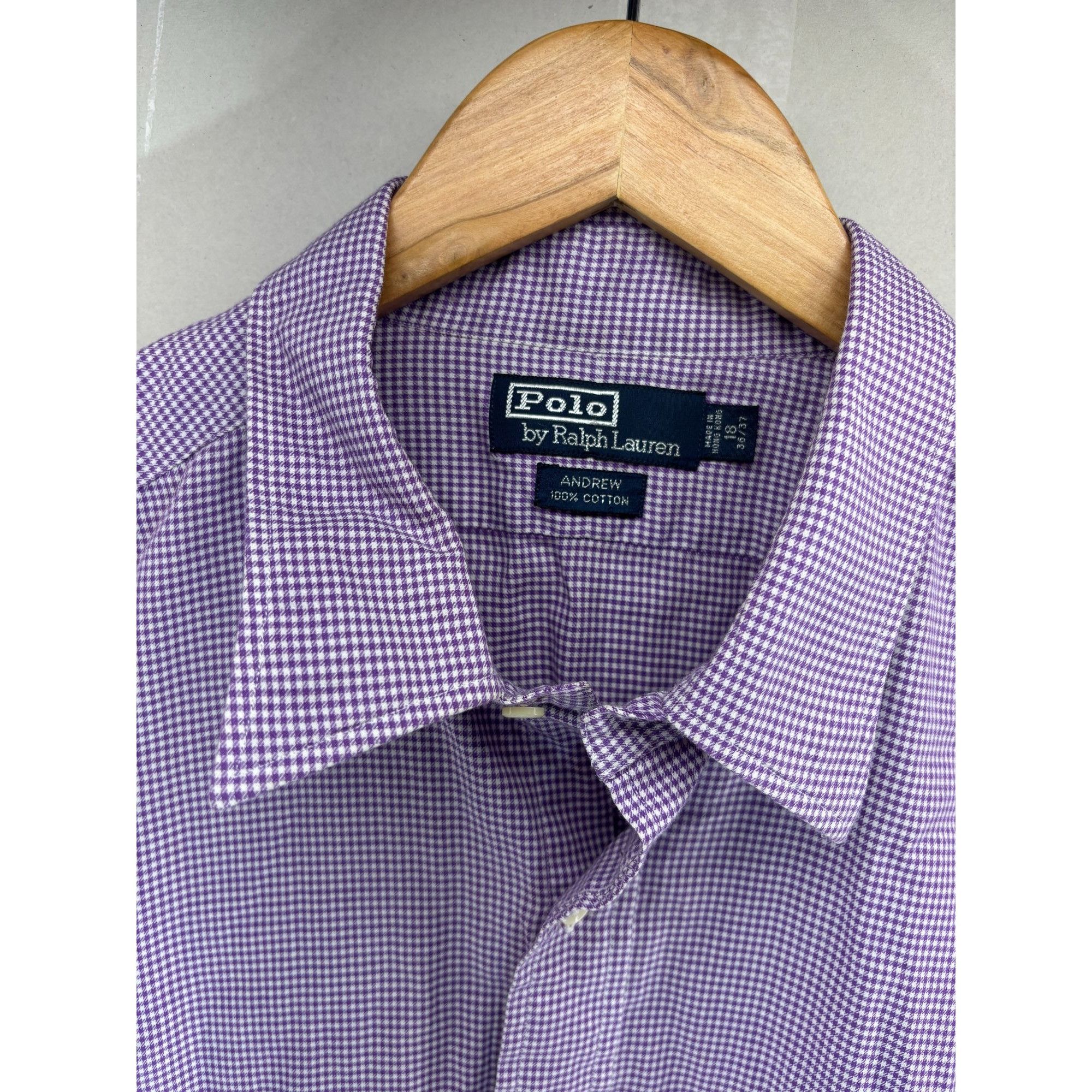 Polo Ralph Lauren Vintage Polo Ralph Lauren Andrew Mens Checkered Long Sleeve Size US XXL / EU 58 / 5 - 6 Thumbnail