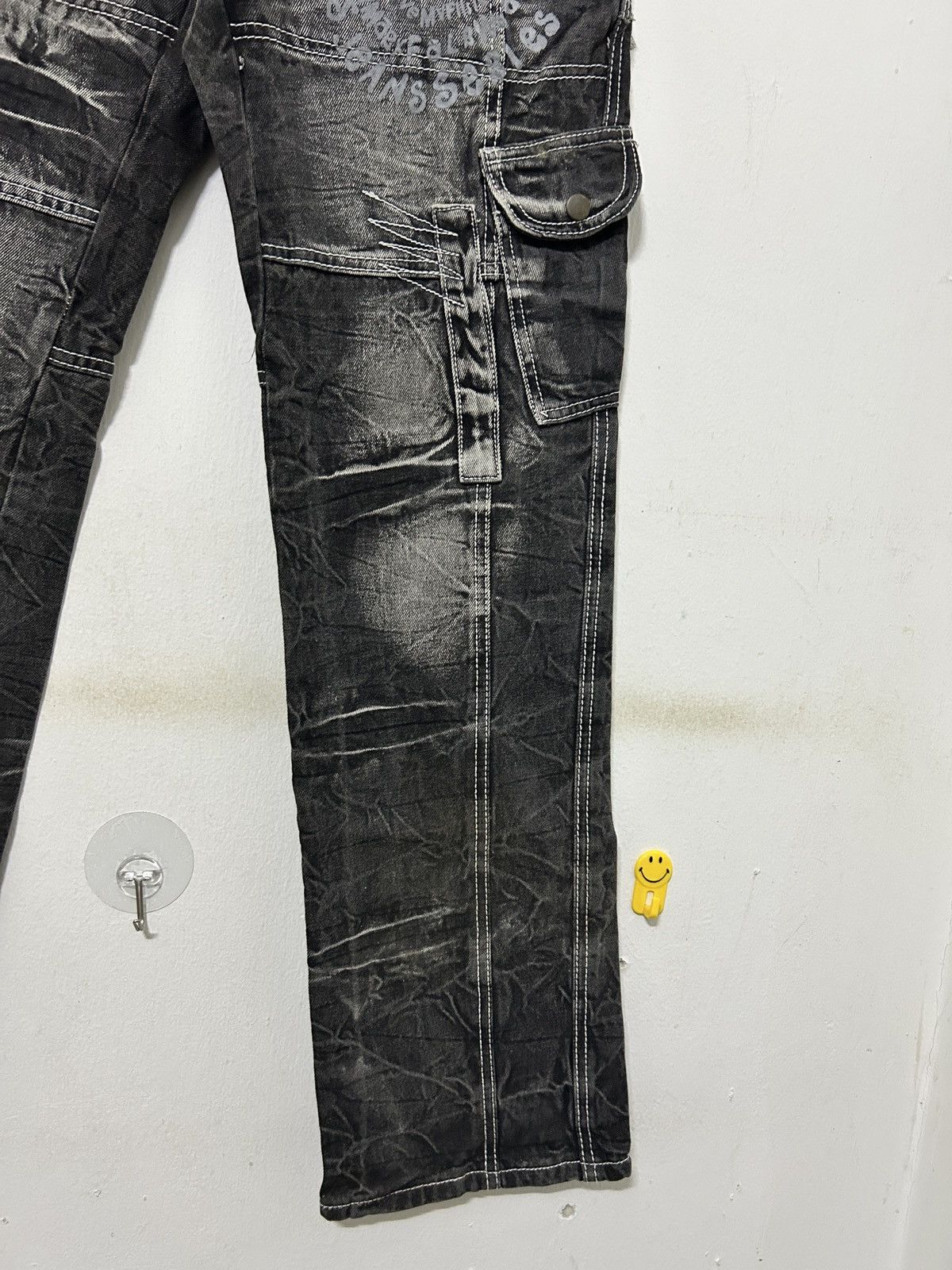 If Six Was Nine × Japanese Brand × Le Grande Bleu (L.G.B.) Vintage Japan Denim Cargo like PPFM Ifsixwasnine punk style Size US 31 - 3 Thumbnail