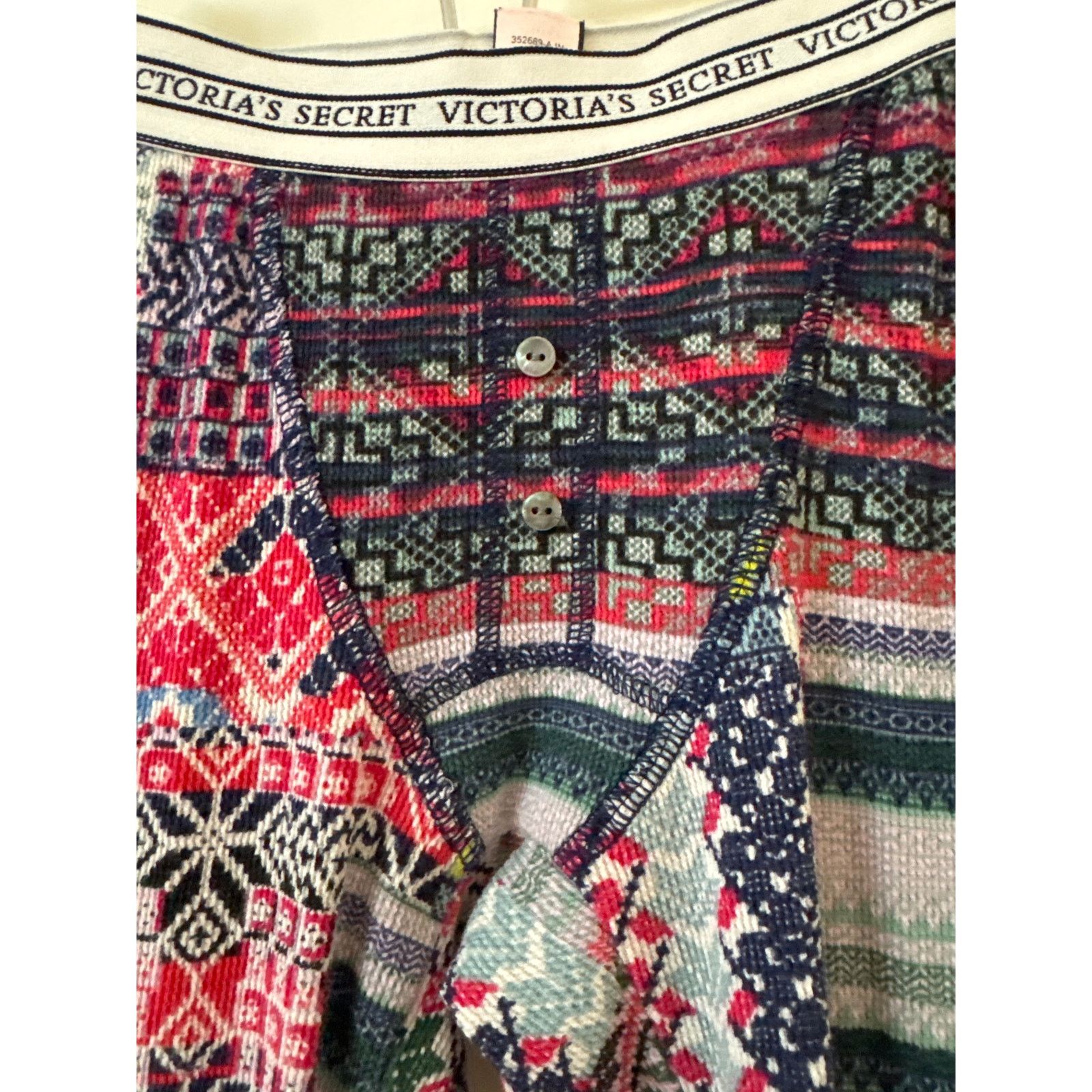 Victoria's Secret Victoria’s Secret XS Longjohns, Layering Multicolored Size 24" / US 00 / IT 34 - 3 Thumbnail