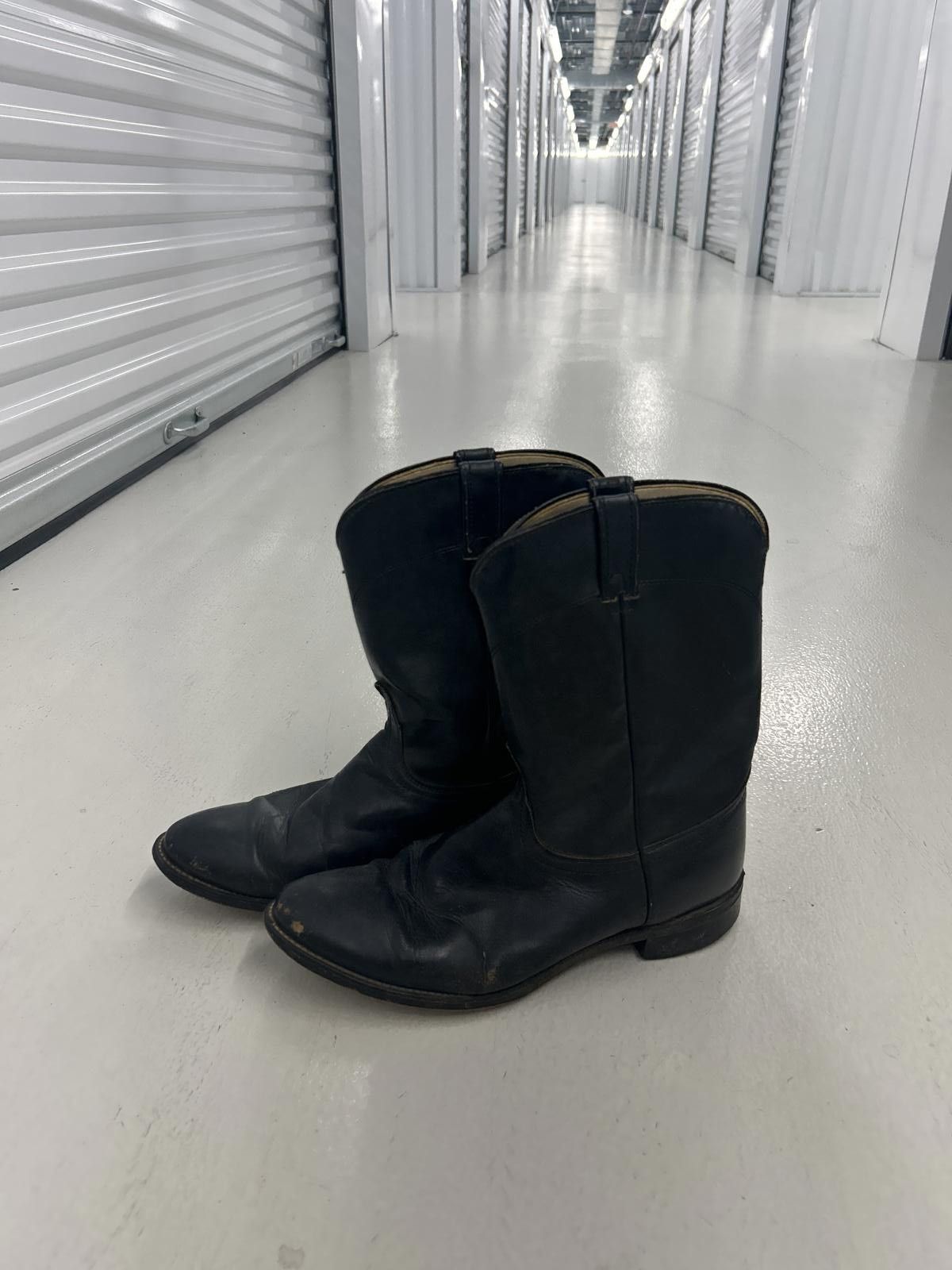 Designer Simple Black Cowboy Boots – Classic Western Footwear | Grailed