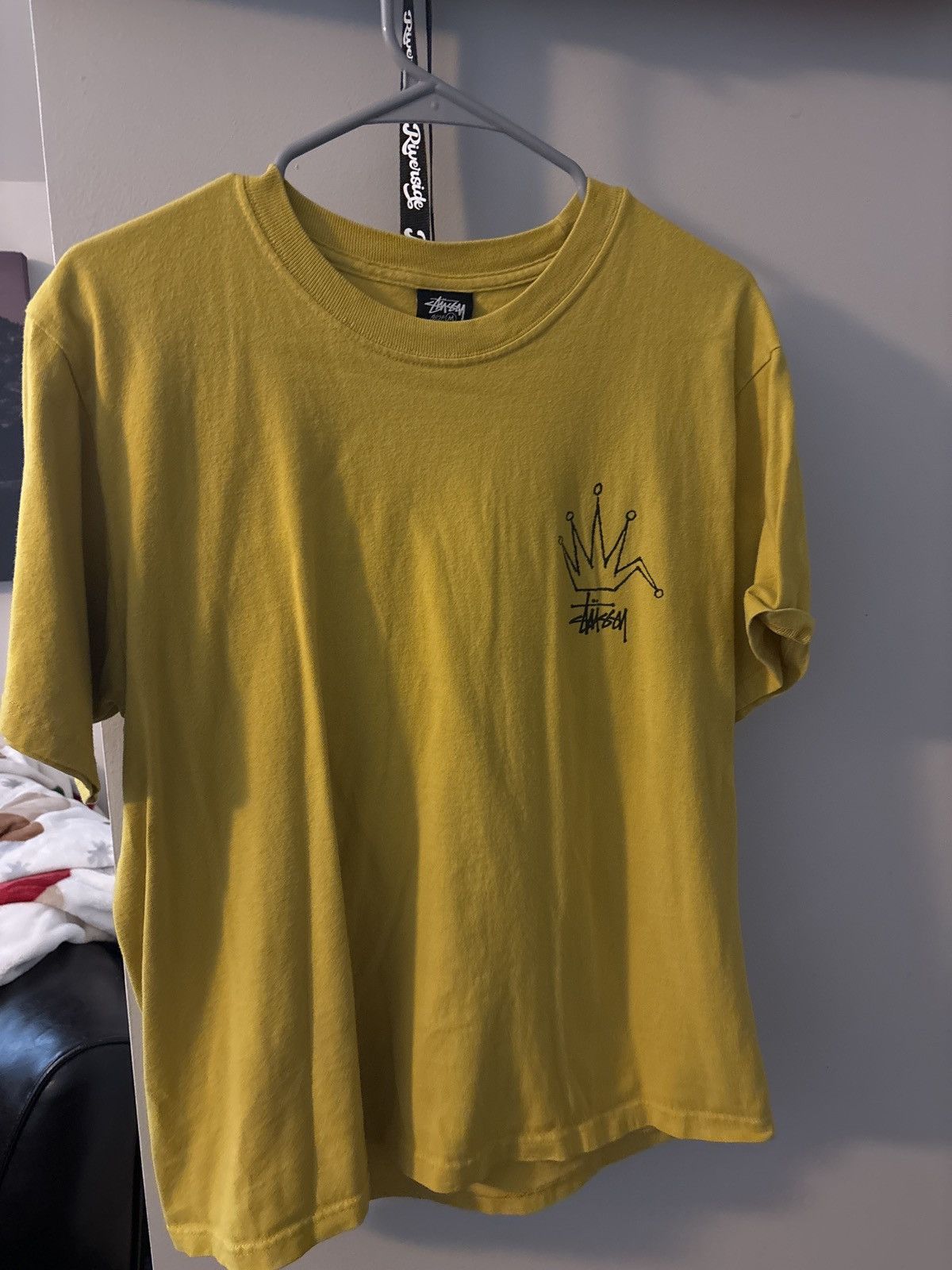 【OLD STUSSY】Stussy x Levi’s Crown Tee Vintage Stussy Script Crown Logo USA Made Single Stitch 80s