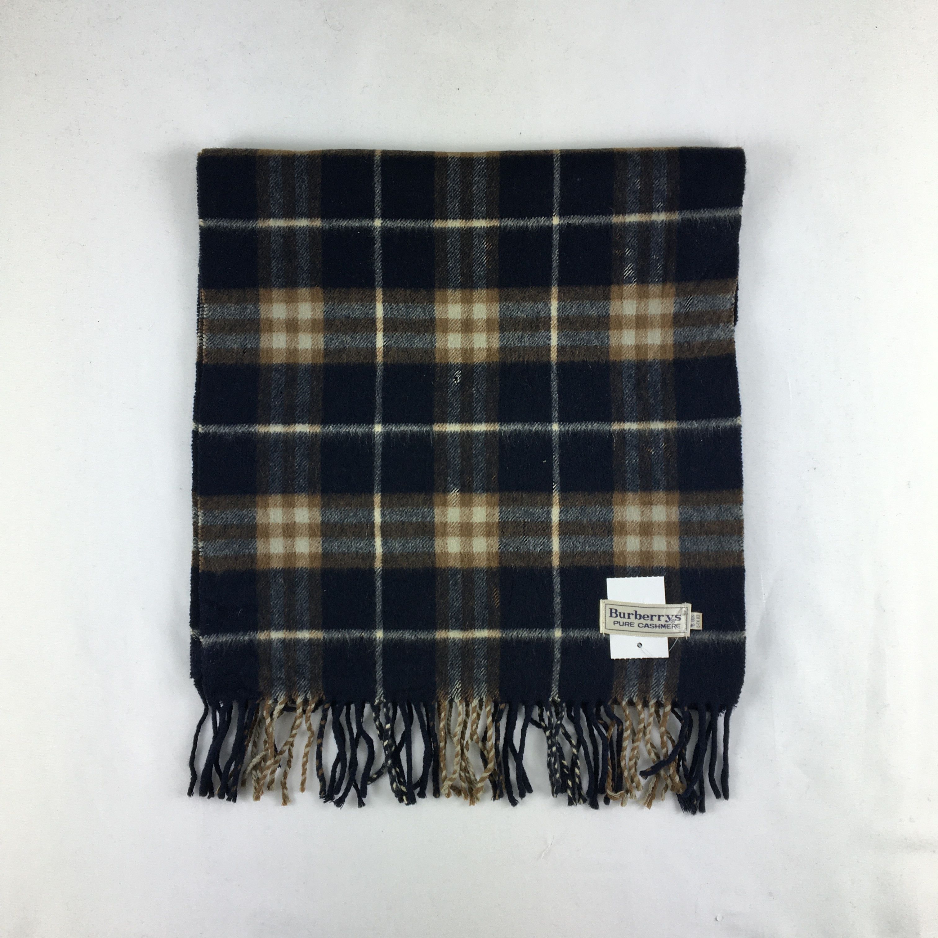 Burberry Vintage Burberry Scarf Muffler Wool Cashmere Scarves Size ONE SIZE - 3 Thumbnail