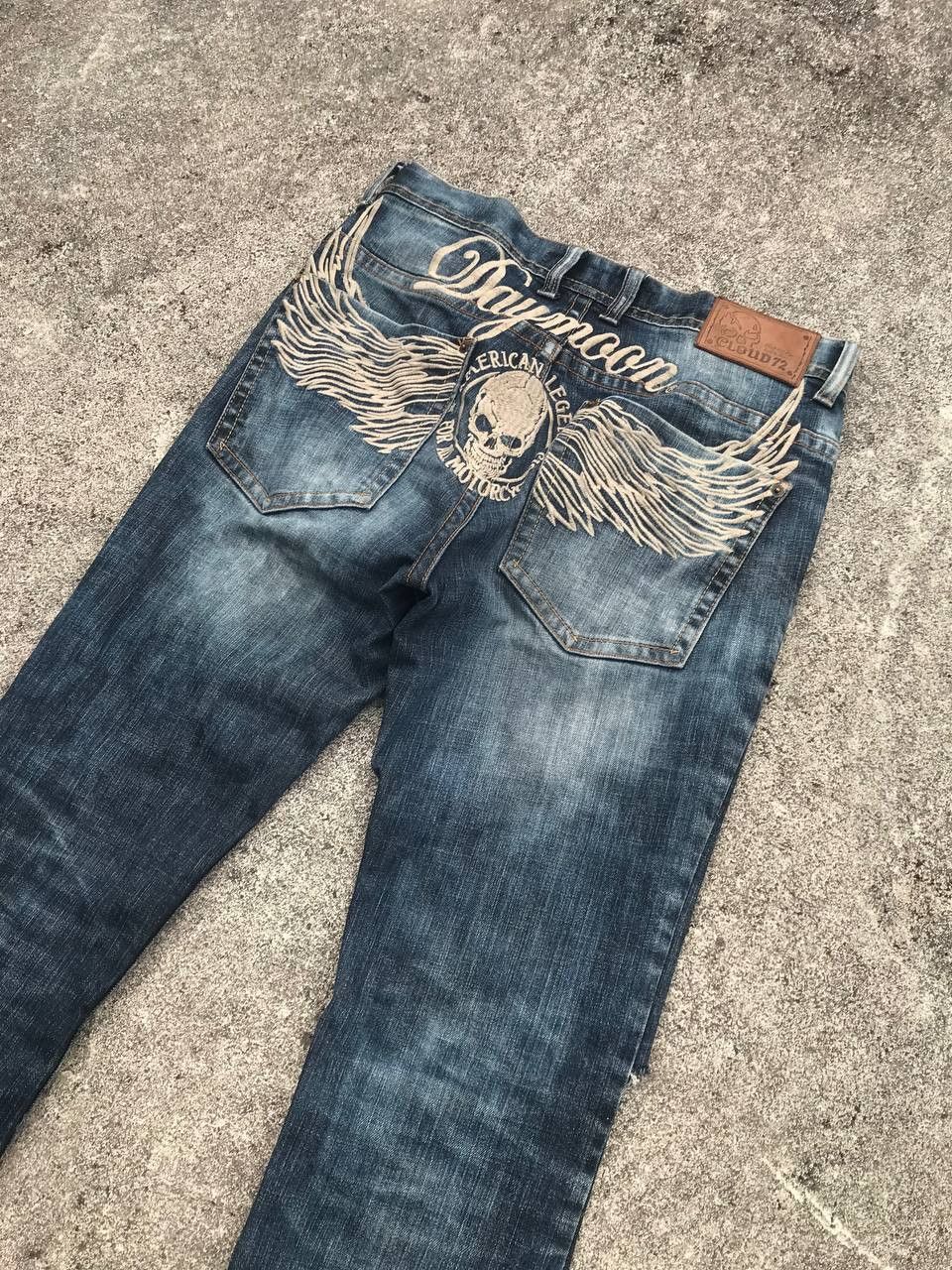 Tornado Mart Tamashi Cloud 72 Skullwings Undercover embroidered distress Size US 30 / EU 46 - 1 Thumbnail
