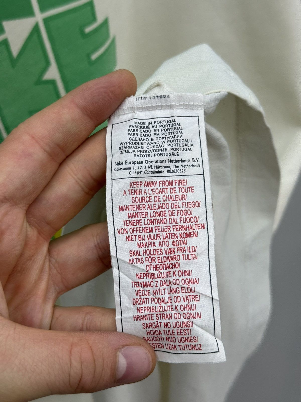 Nike Nike Limited Issue Rare Cotton T Shirt Size US L / EU 52-54 / 3 - 5 Thumbnail