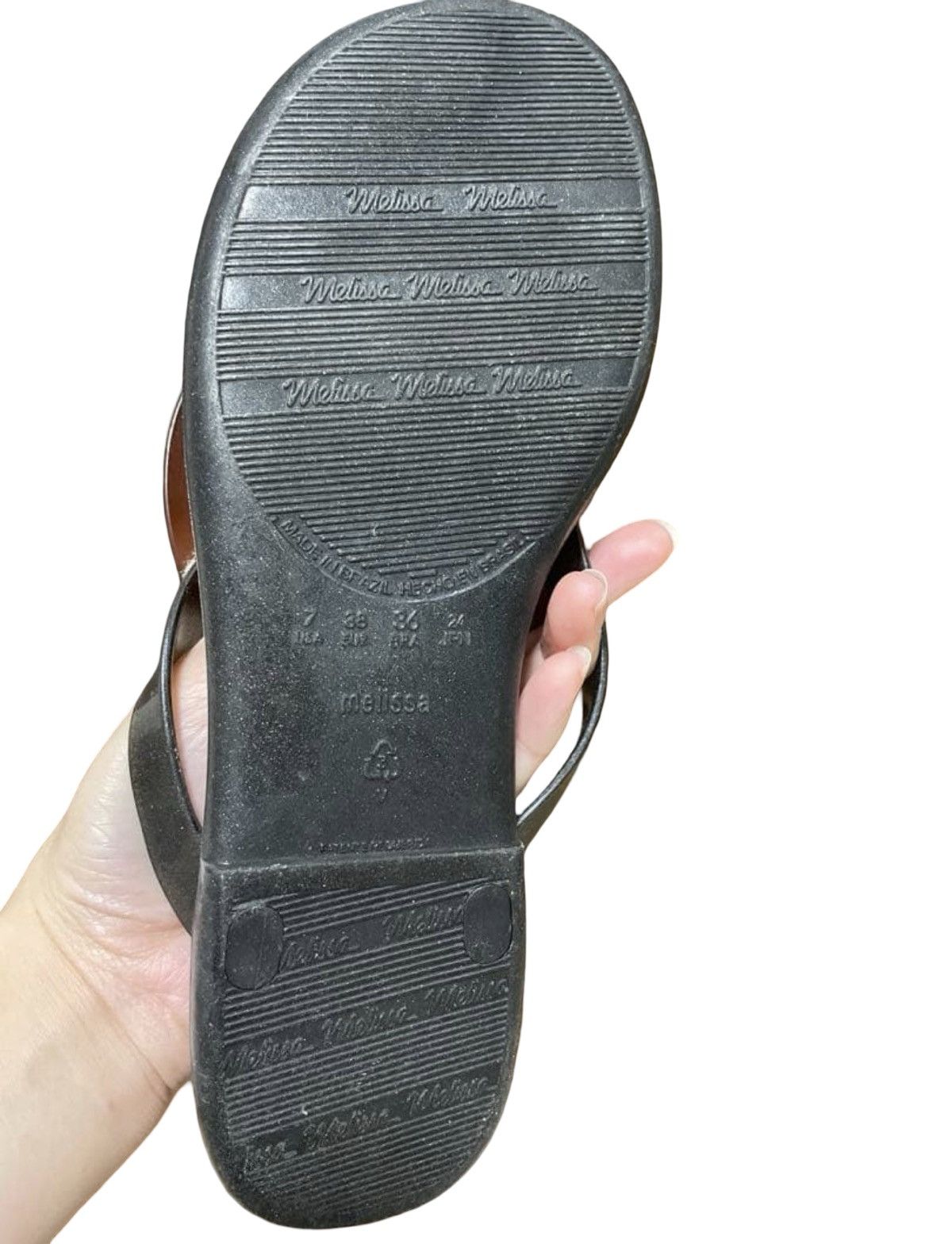 Melissa × Vivienne Westwood Vivienne Westwood x Melissa Heart Sandals (Black/Brown) Size US 7 / IT 37 - 6 Thumbnail