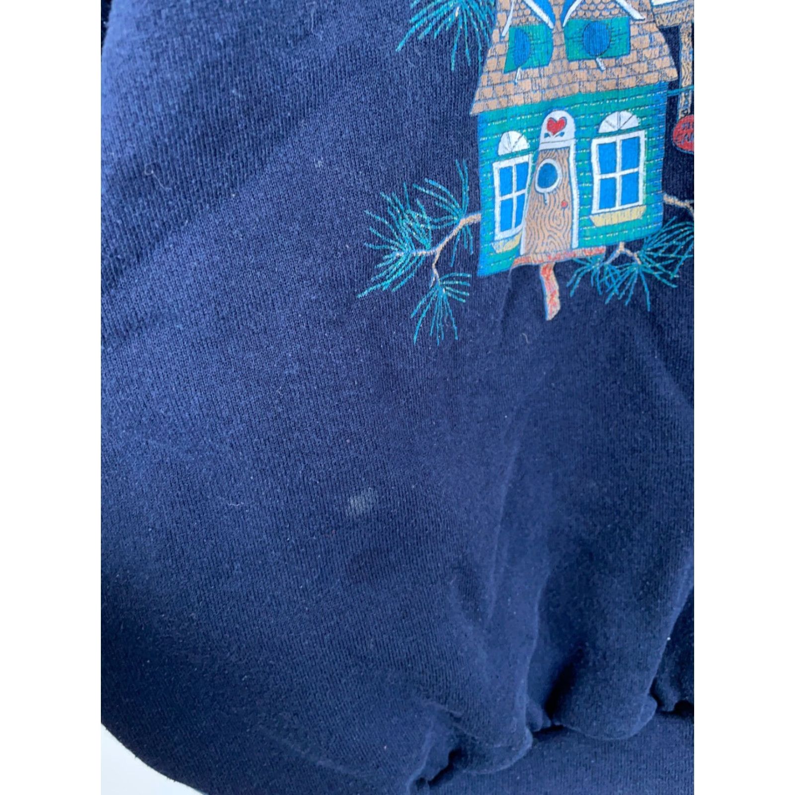 Endless VINTAGE Endless Designs Sweatshirt Blue Crewneck Adult XL Birdhouse 90s Graphic Print Pullover Casual Womens Size XL / US 12-14 / IT 48-50 - 5 Thumbnail