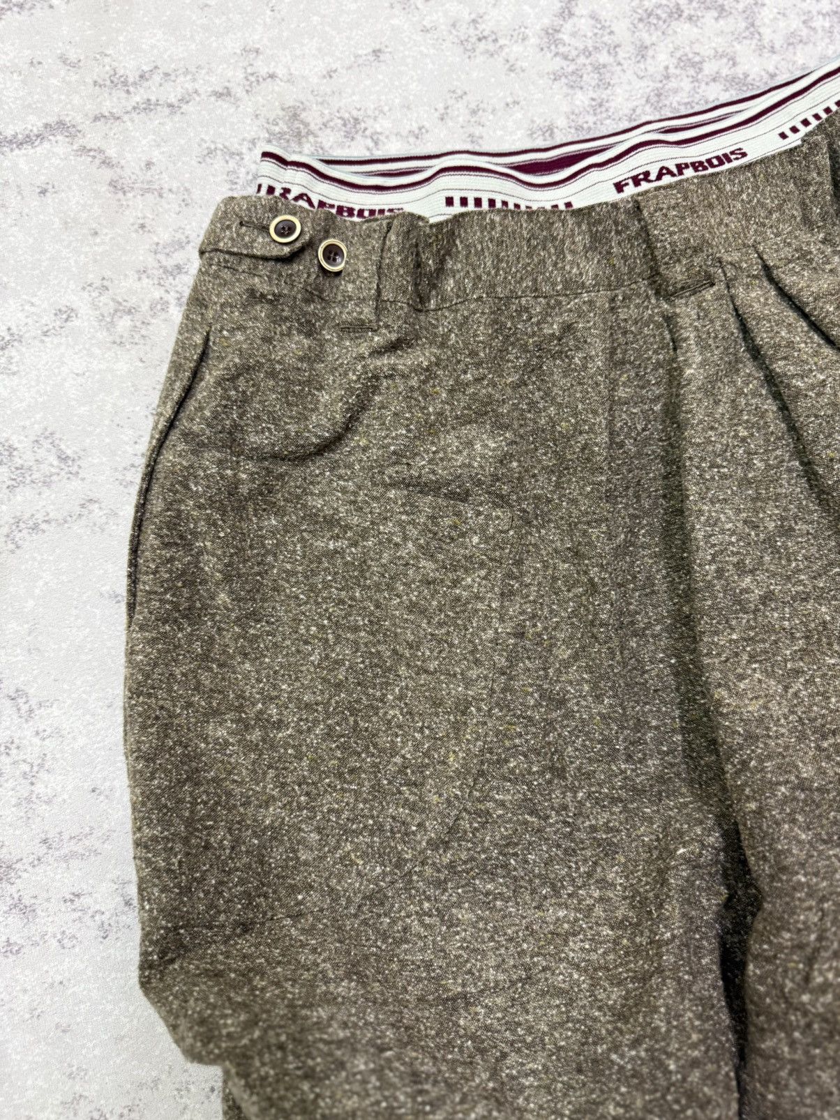 Issey Miyake Frapbois Issey Miyake Layered Balloon Wool Knit Short Pants Size 29" - 5 Thumbnail