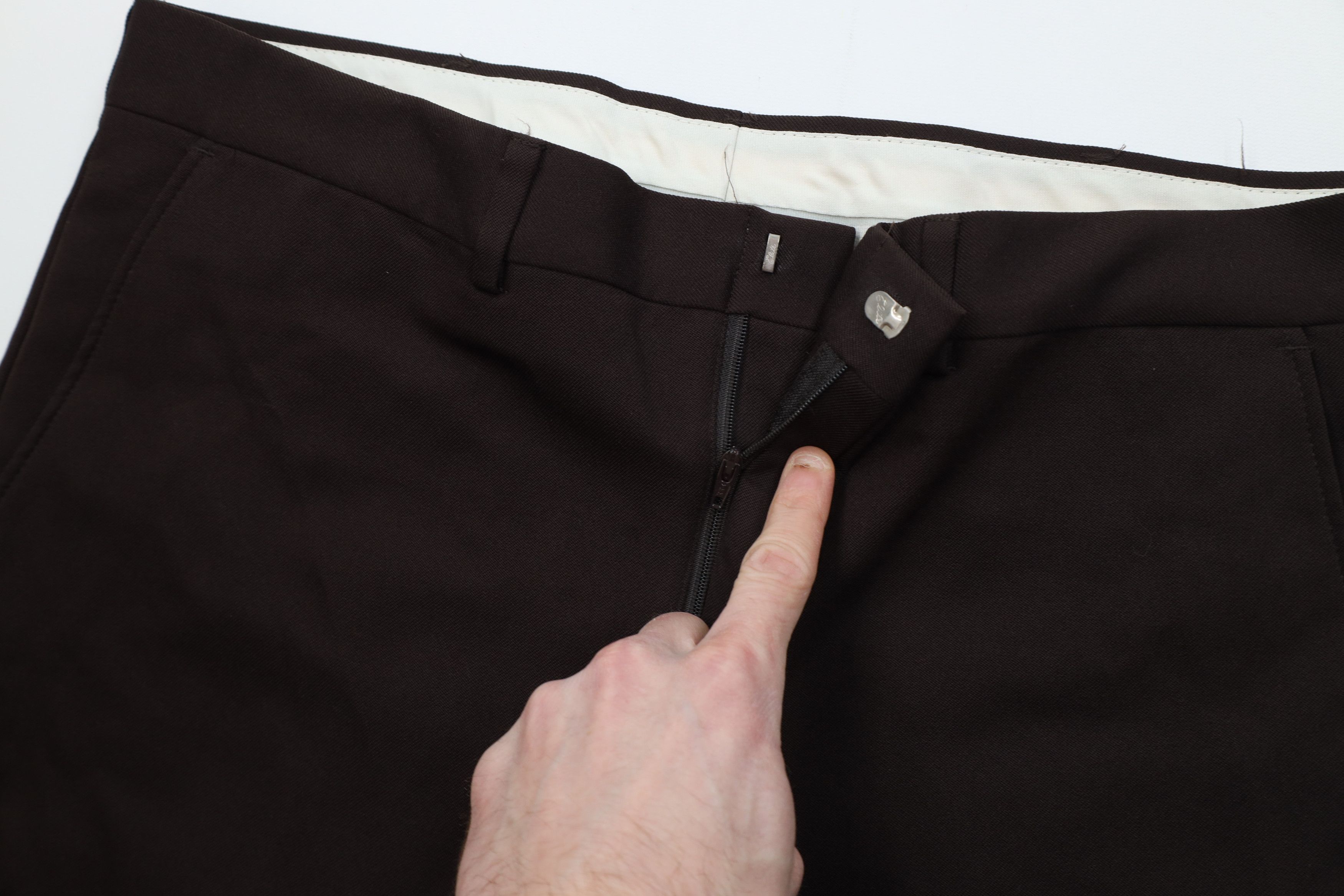 Vintage Vintage 70s Streetwear Flared Wide Leg Chino Pants Brown USA Size US 36 / EU 52 - 7 Thumbnail
