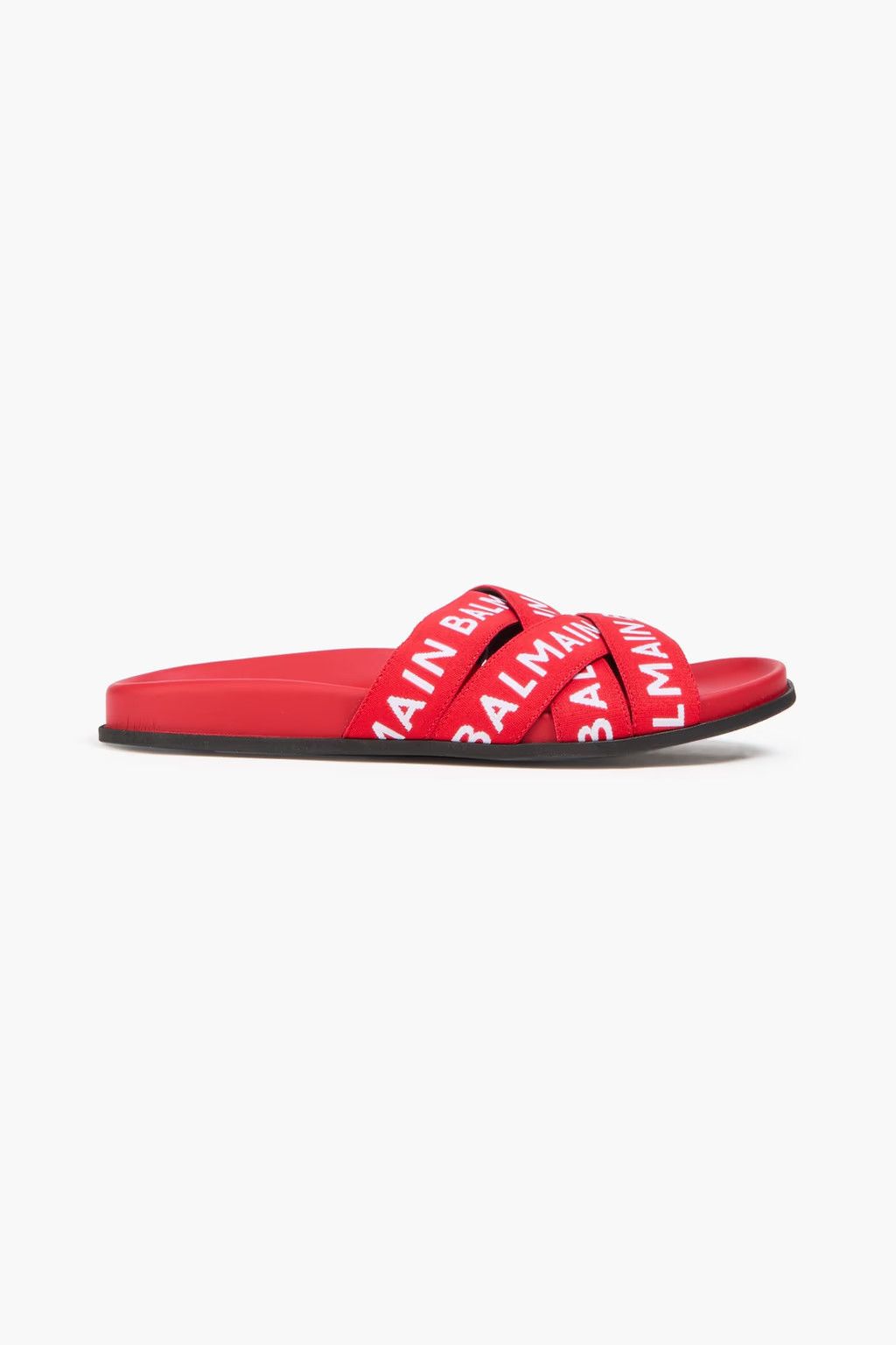 Balmain o1y0625 Slippers in Red Size US 5 / IT 35 - 1 Thumbnail