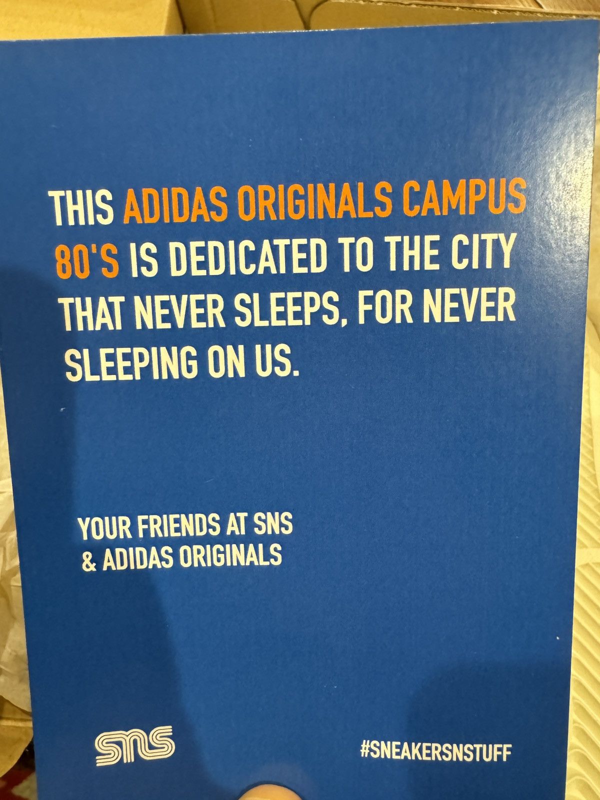 Adidas × Sneakersnstuff SNS adidas campus 80s tricolor NYC shoes Size US 12 / EU 45 - 8 Thumbnail