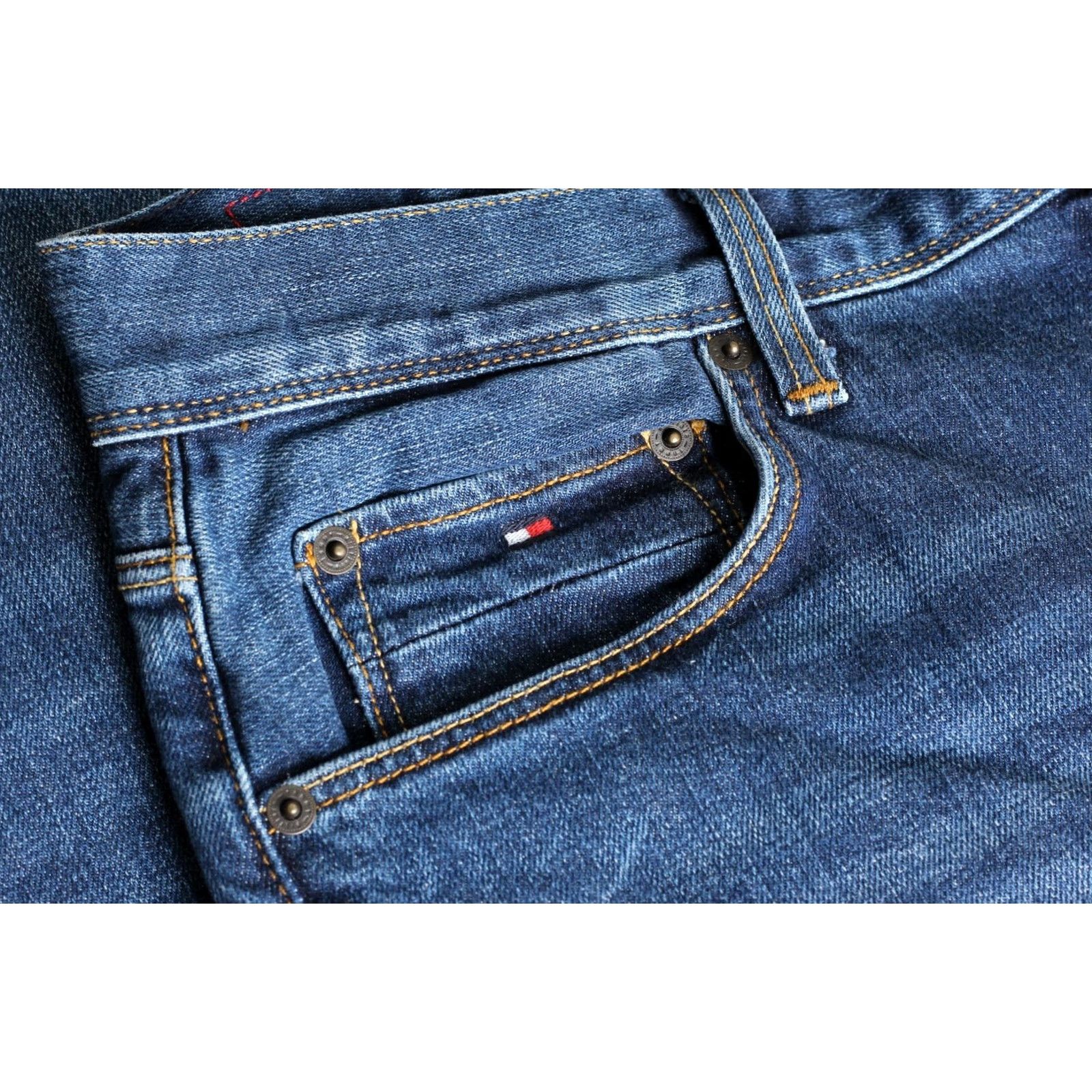 Tommy Hilfiger TOMMY HILFIGER DENTON Jeans Men Size W32 L34 Straight Low Rise Stretch DZ7173 Size US 32 / EU 48 - 6 Thumbnail