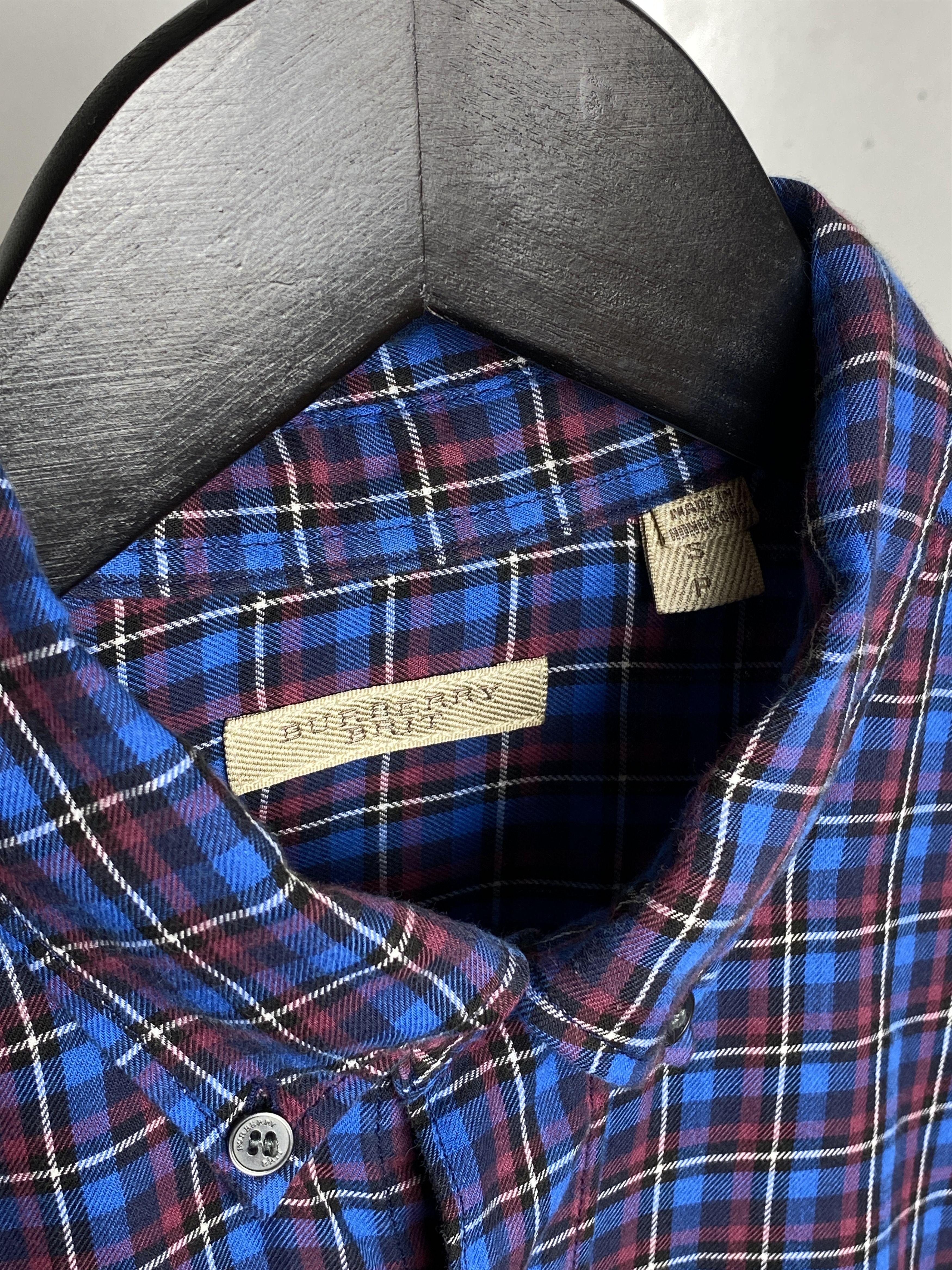 Burberry Burberry Britt Checkered Vintage Tab Logo Shirt Size US S / EU 44-46 / 1 - 5 Thumbnail