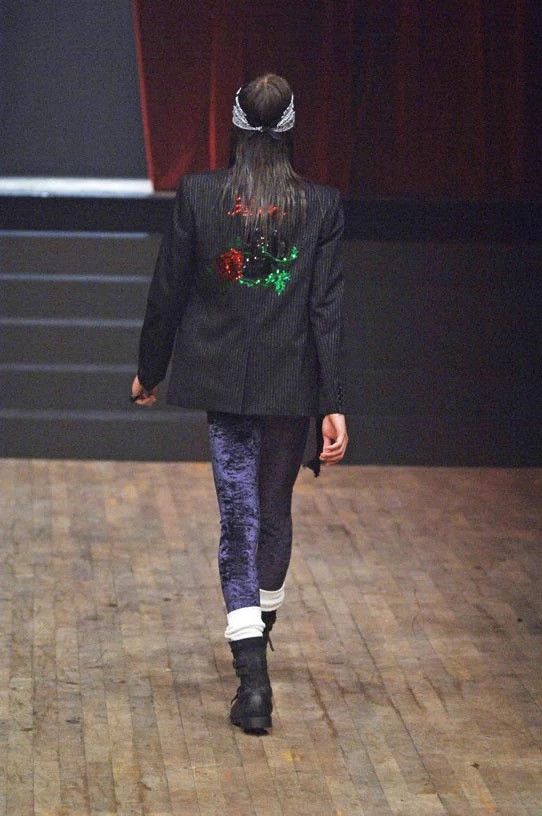 Number (N)ine SS06 Number Nine “Welcome To The Shadow” Sequin Rose Jacket Size US L / EU 52-54 / 3 - 1 Thumbnail