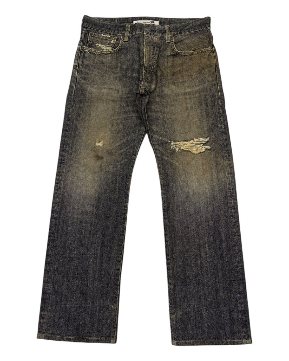 Edwin BAGGY EDWIN XU EXCLUSIVE VINTAGE MODEL RUSTY MUD WASH JEANS Size US 34 / EU 50 - 7 Thumbnail