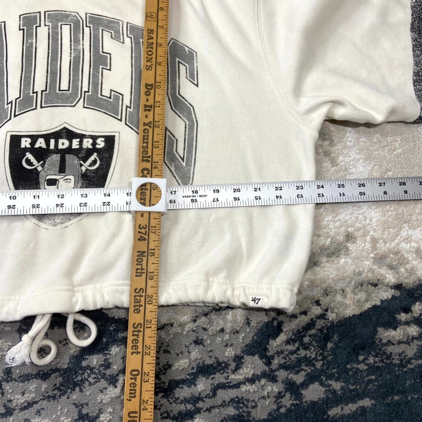 & Other Stories Las Vegas Raiders Hoodie sz Medium Beige '47 Football NFL Size US M / EU 48-50 / 2 - 5 Thumbnail