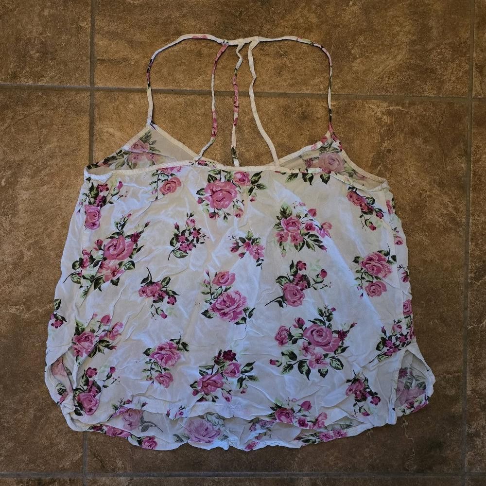 Rap Tees Multicolored Floral Detailed NOBO Tank Size L / US 10 / IT 46 - 2 Thumbnail