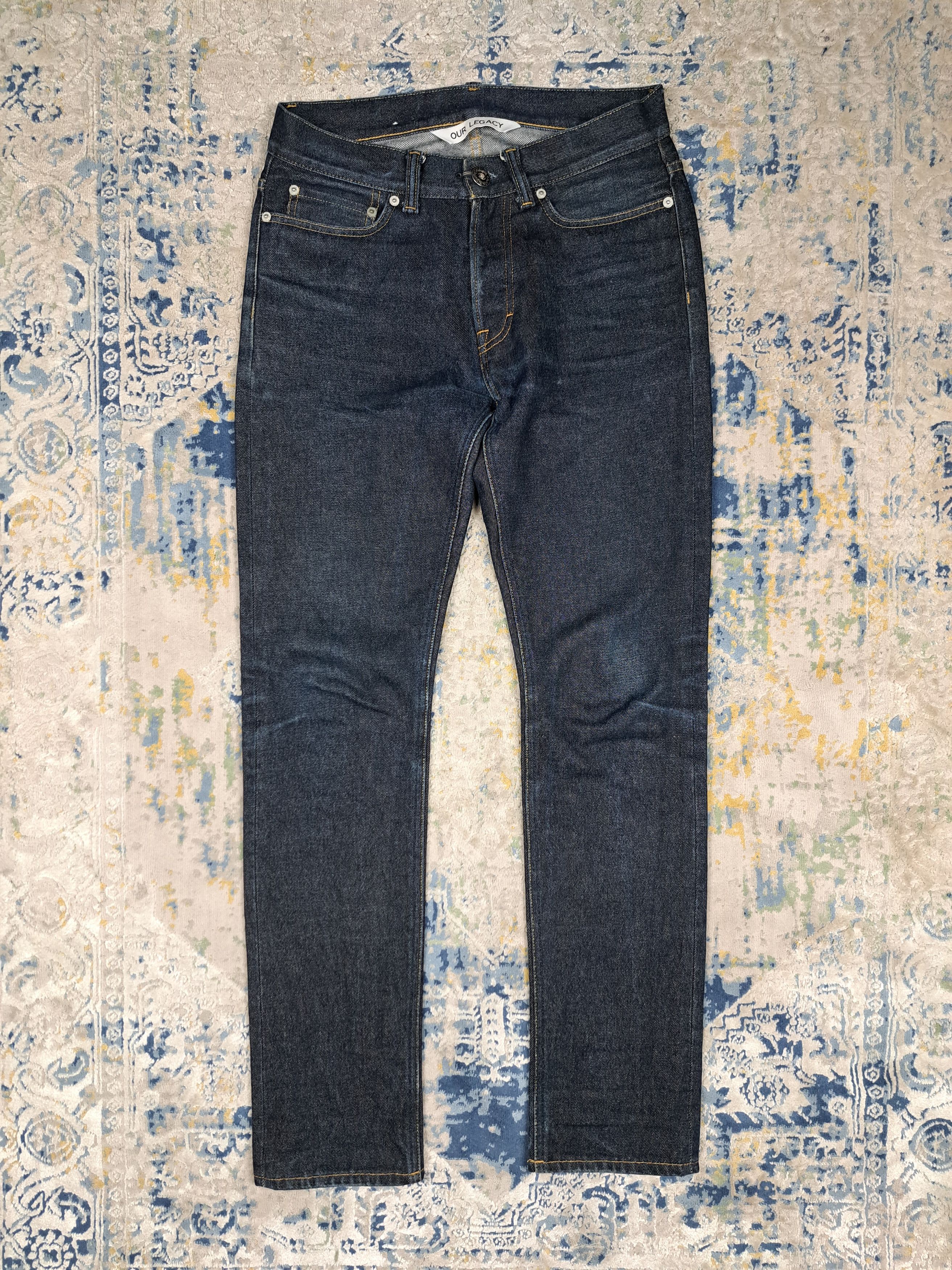 image of Our Legacy Zero Cut Raw Indigo Denim, Men's (Size 29)