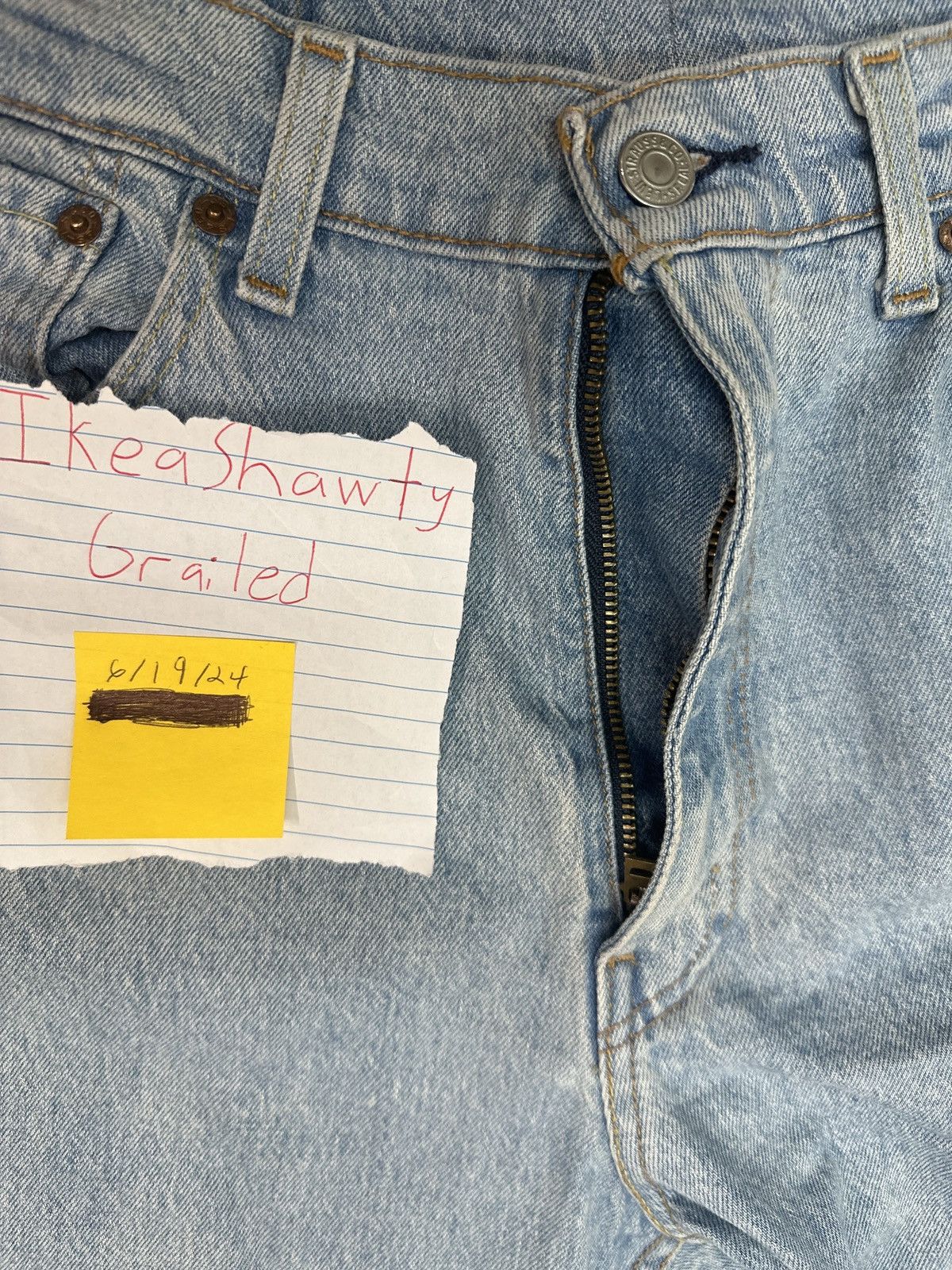 Levi's Levi 505 Light Wash 34x32 Size US 34 / EU 50 - 3 Thumbnail
