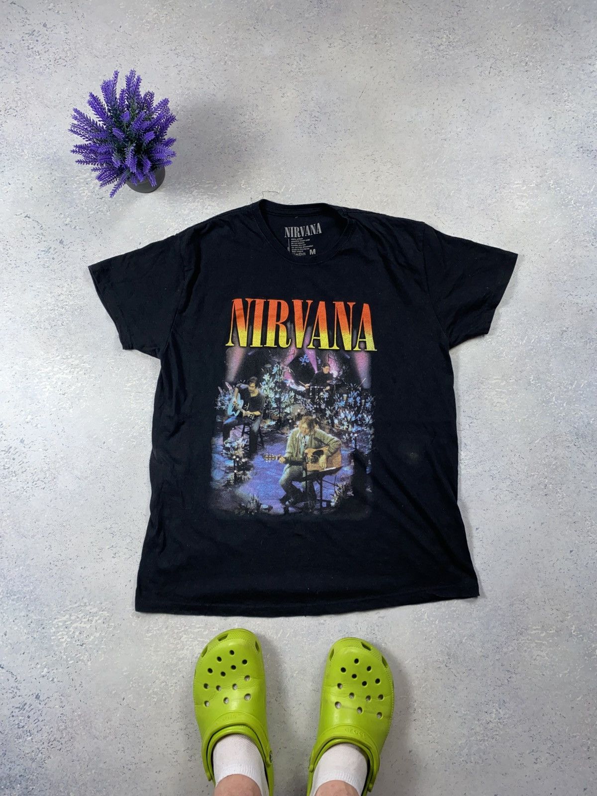 Nirvana Nirvana Black Men’s T-Shirt Size Medium Size US M / EU 48-50 / 2 - 1 Thumbnail