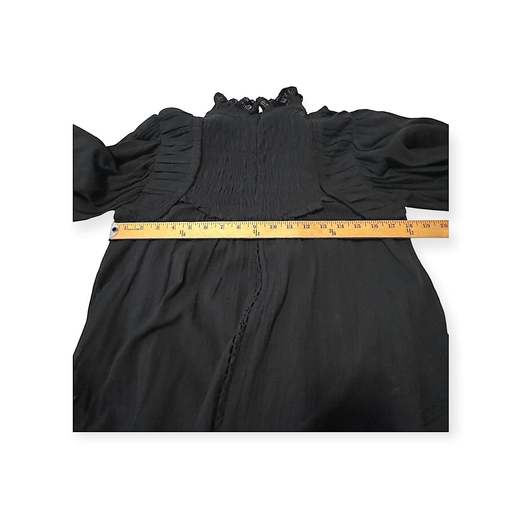 Isabel Marant Etoile ISABEL MARANT ÉTOILE Isma Black Mini Dress, Size FR36/S, NW Size XS / US 0-2 / IT 36-38 - 13 Thumbnail