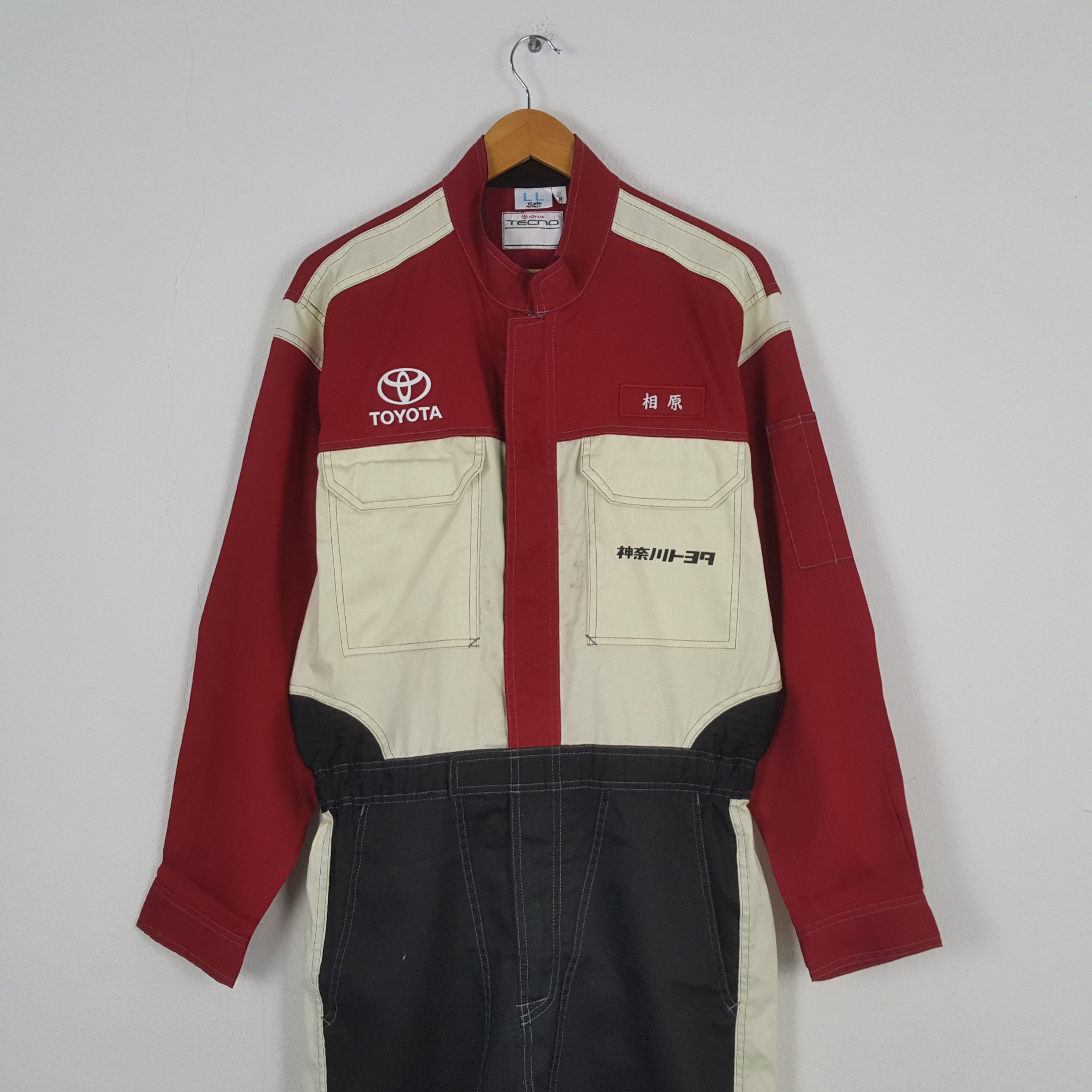Japanese Brand Vintage Toyota Japanese Motorsport Racing Coverall RR19 Size US M / EU 48-50 / 2 - 5 Thumbnail