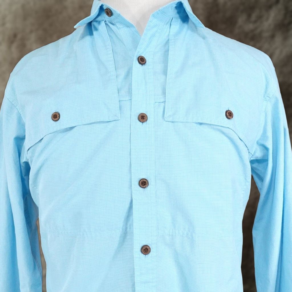 Patagonia Patagonia Shirt Mens M Blue Check Long Sleeve Button-Up Outdoors Hiking Size US M / EU 48-50 / 2 - 1 Thumbnail
