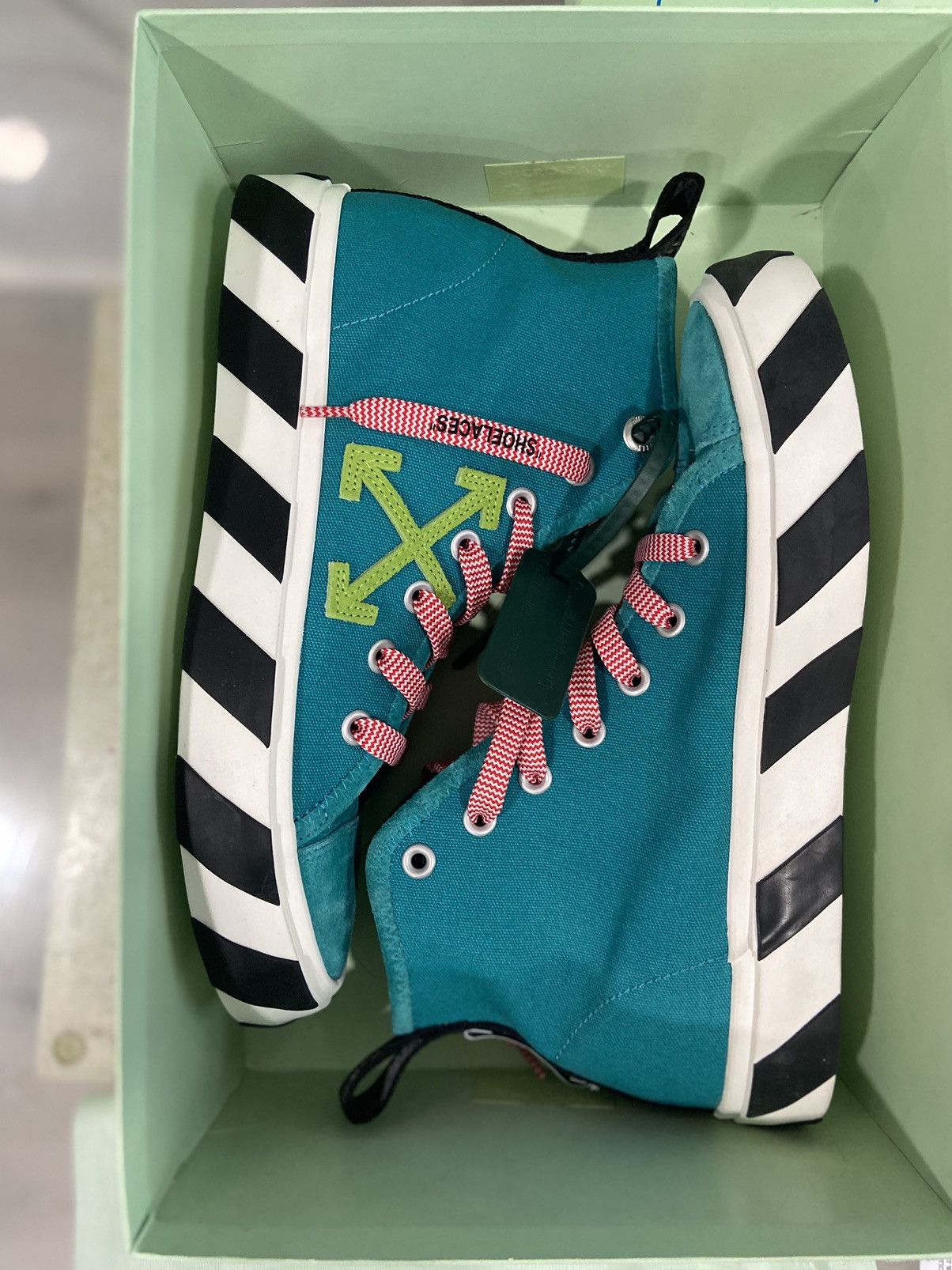 Off-White Off-White Vulcanized Mid Sneakers - Multi - Size 9 Size US 9 / EU 42 - 9 Thumbnail