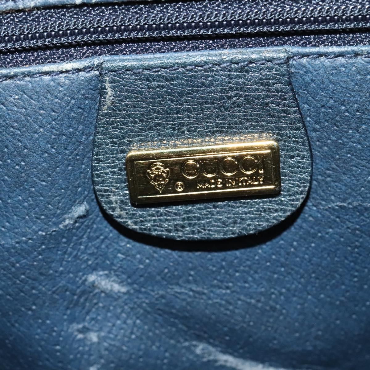 Gucci GUCCI Micro GG Supreme Shoulder Bag Pvc Navy Gold 001 116 Size ONE SIZE - 16 Thumbnail